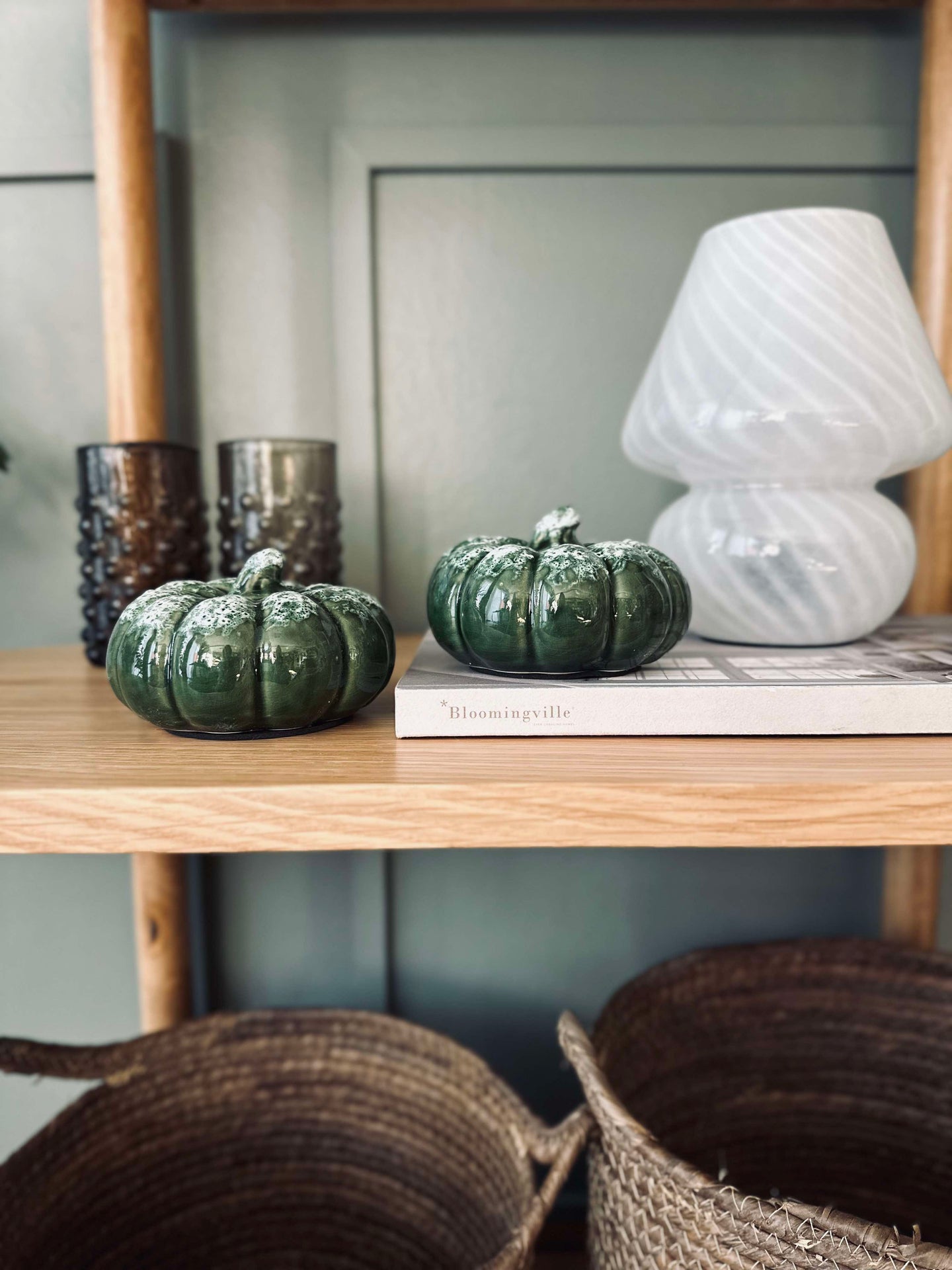 Pumpa small - Grön keramik