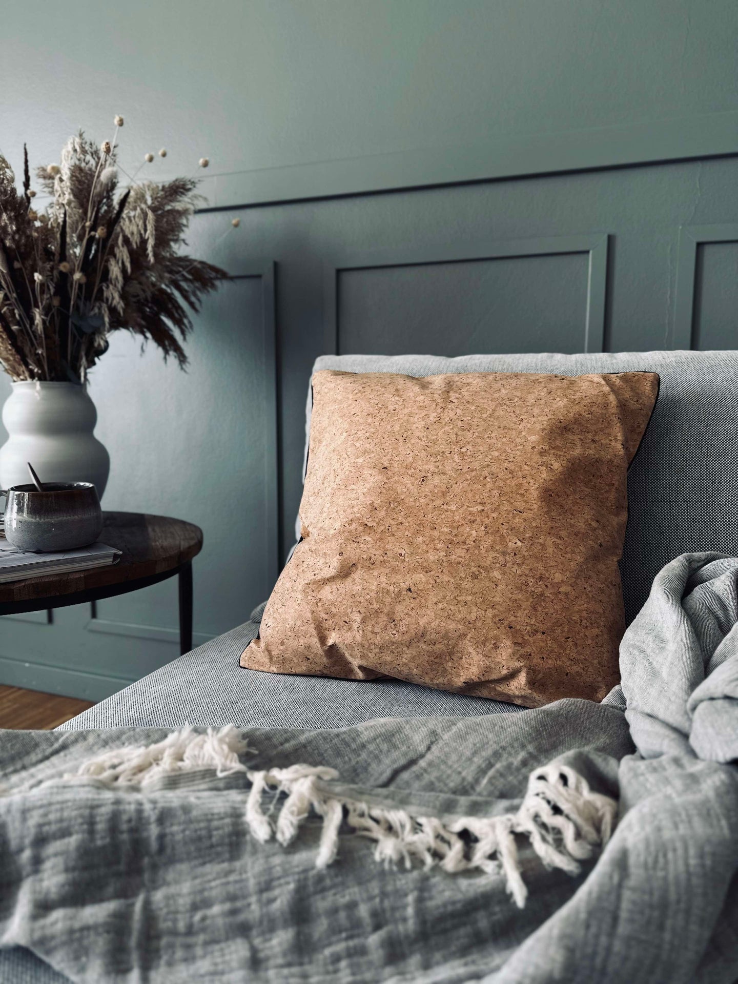 Kudde med fyllning - Kork