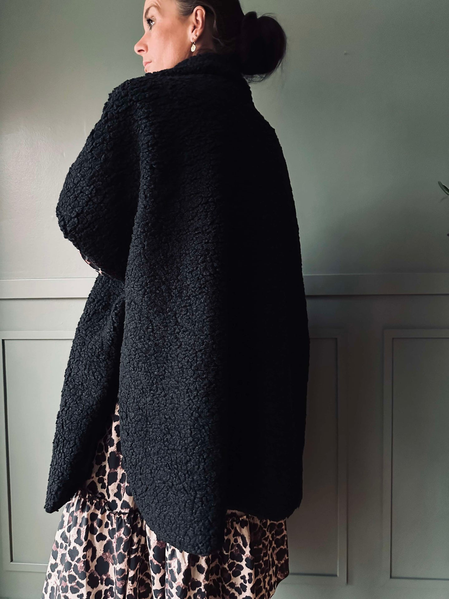 Väst oversize Molly Black