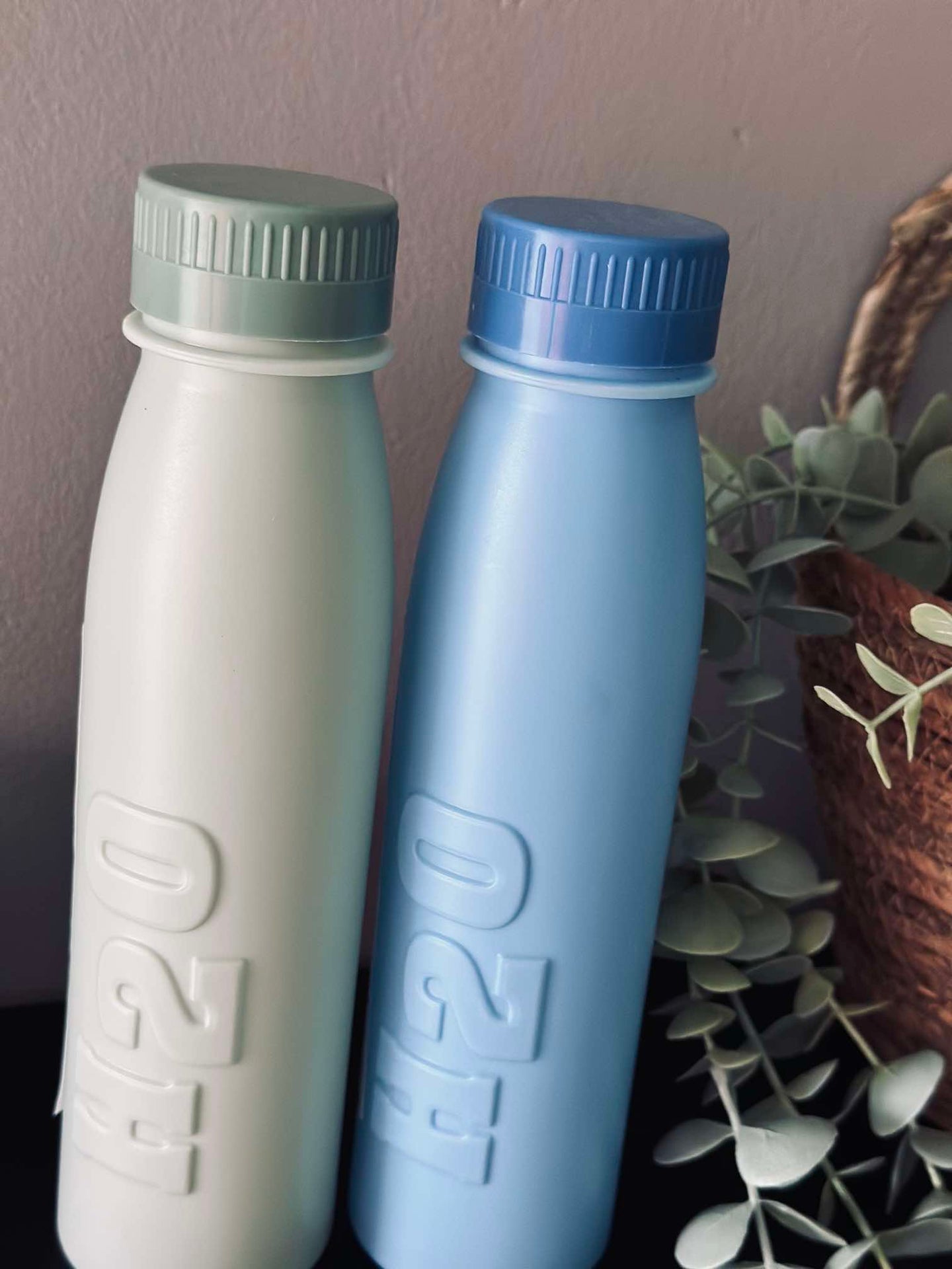 Vattenflaska H2O 500 ml - Grön / Blå Mix