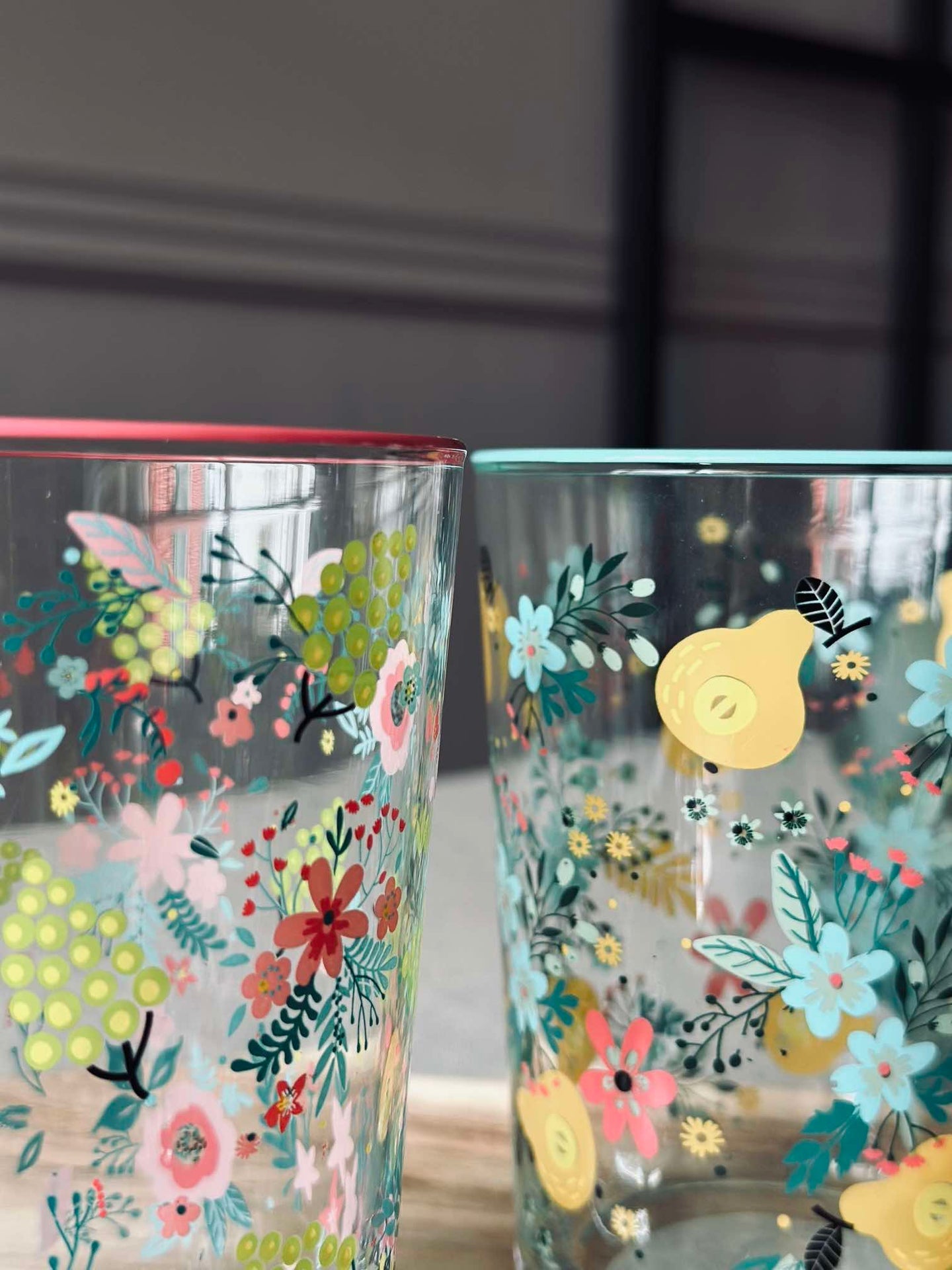 Dricksglas FLORA - Set med 4 glas