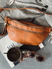 Bumbag Astrid - Cognac / Guld