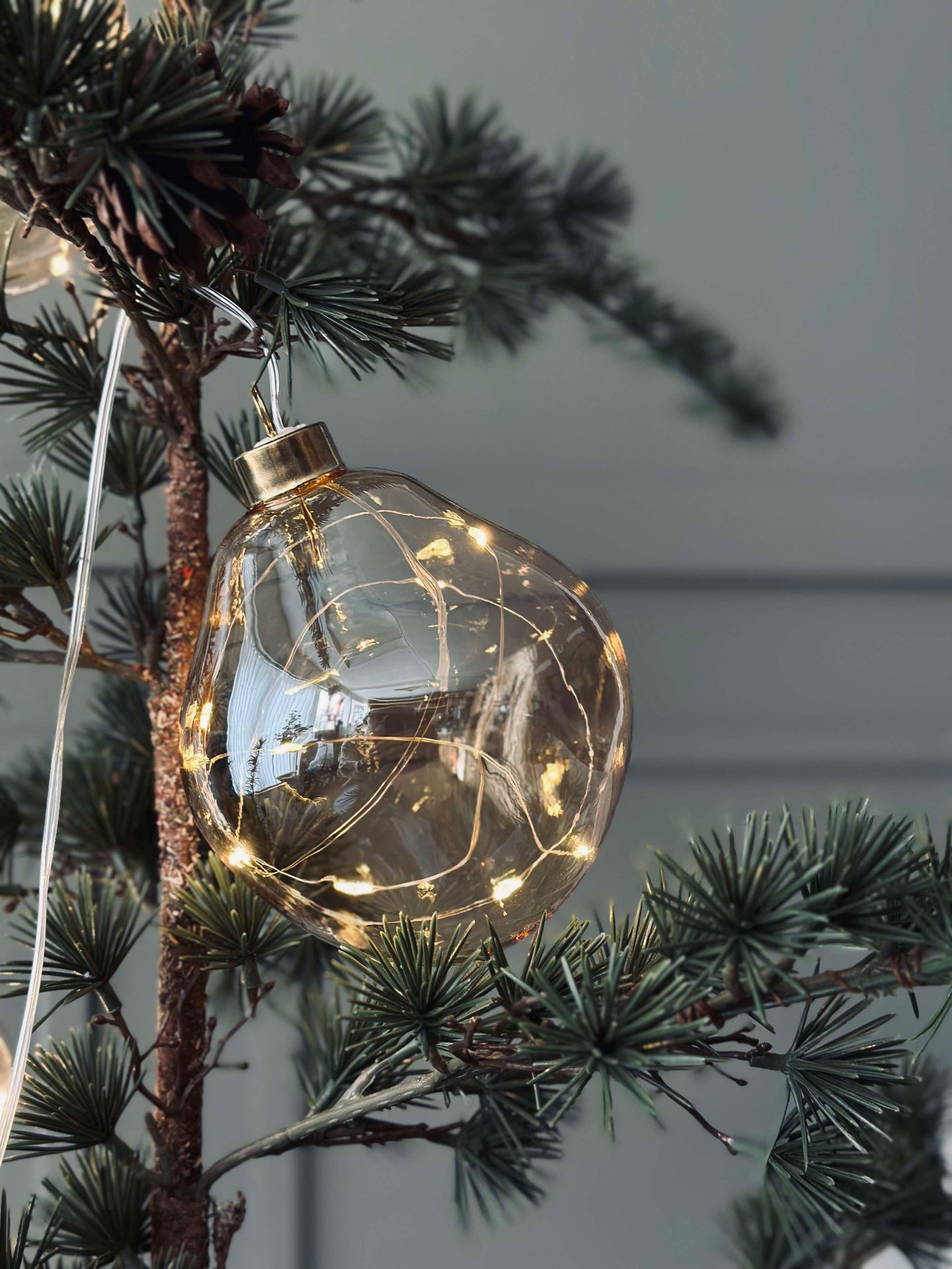 LED Ljuskulor Golden - Set med 3 st