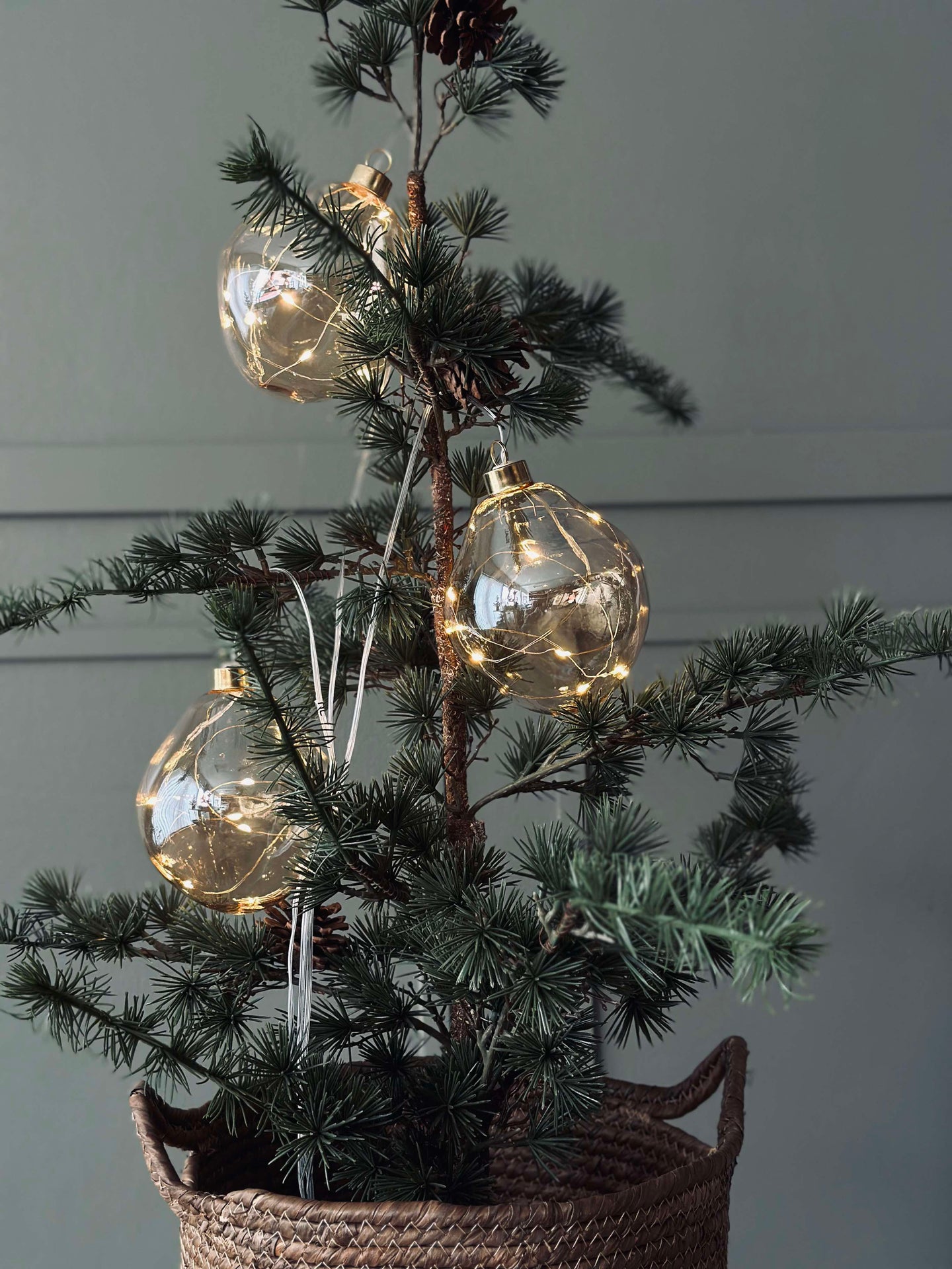 LED Ljuskulor Golden - Set med 3 st