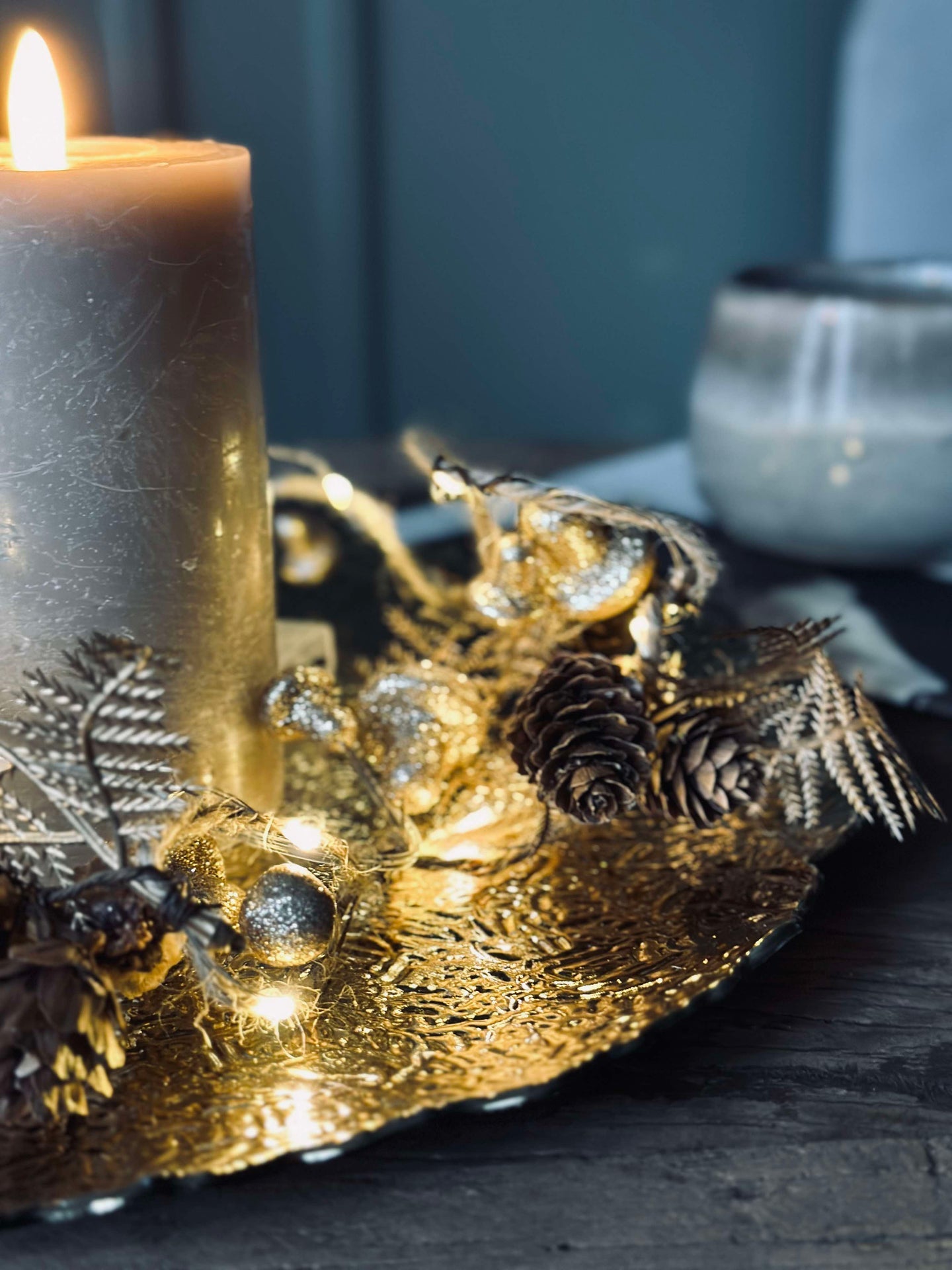 Fat / underlägg - Guld