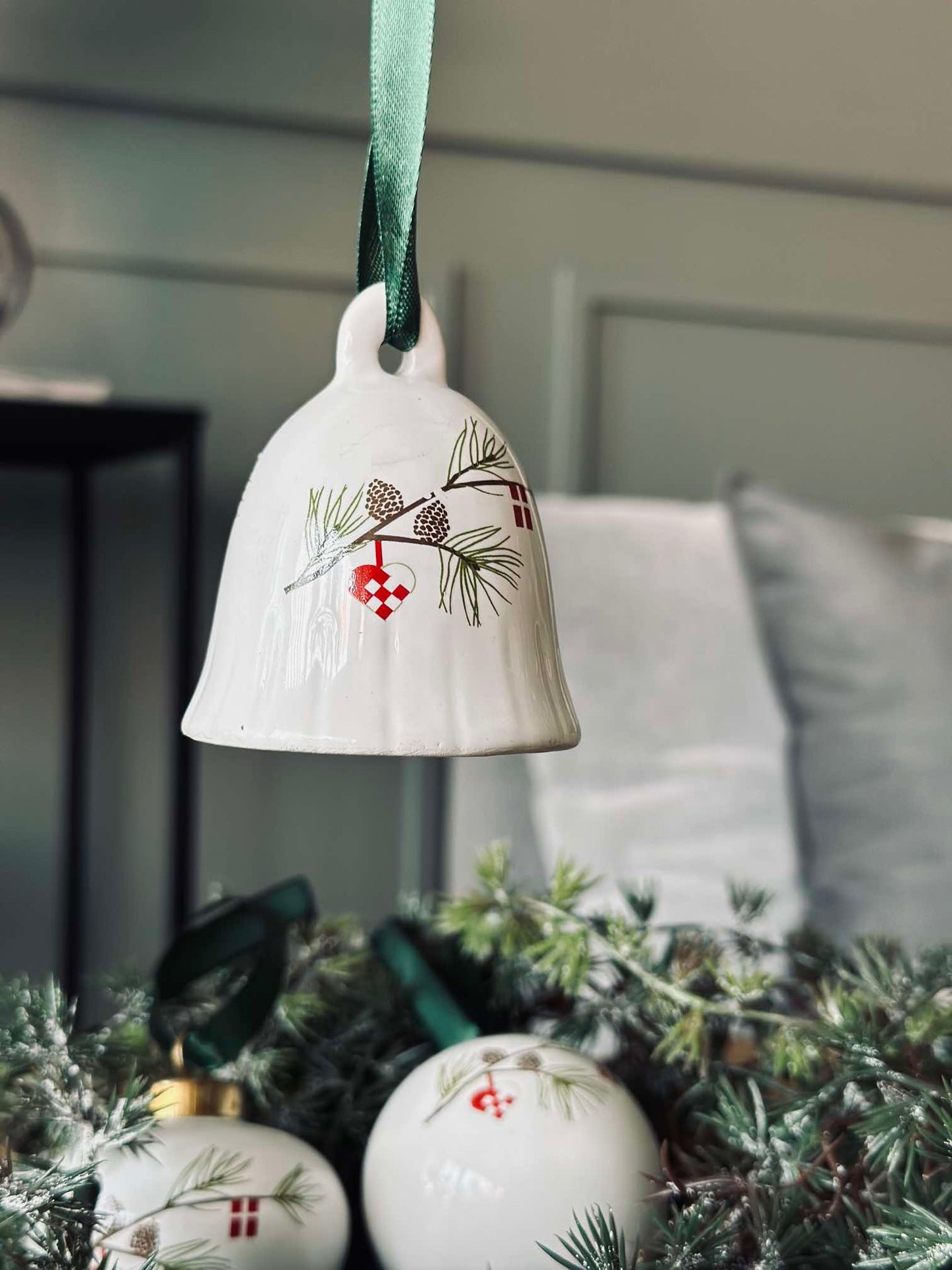 Set med 3 juldekorationer