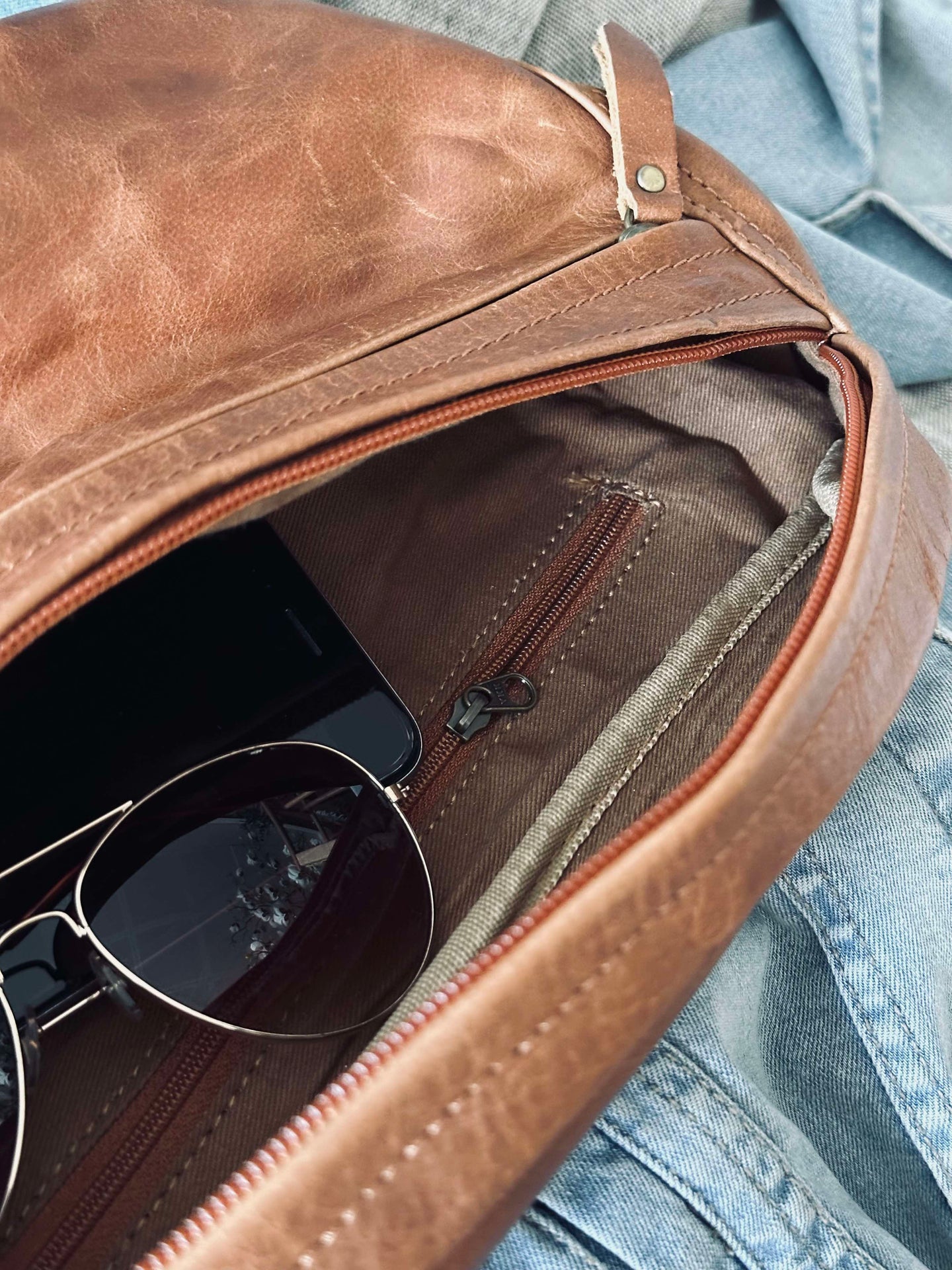Bumbag Big Oline Cognac