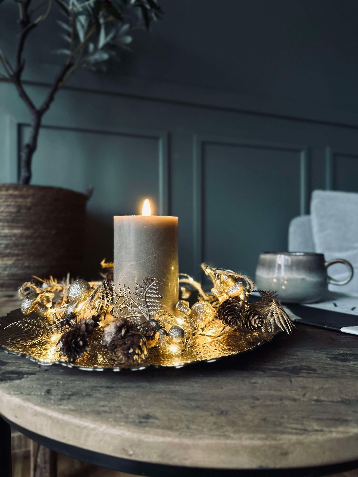 Fat / underlägg - Guld