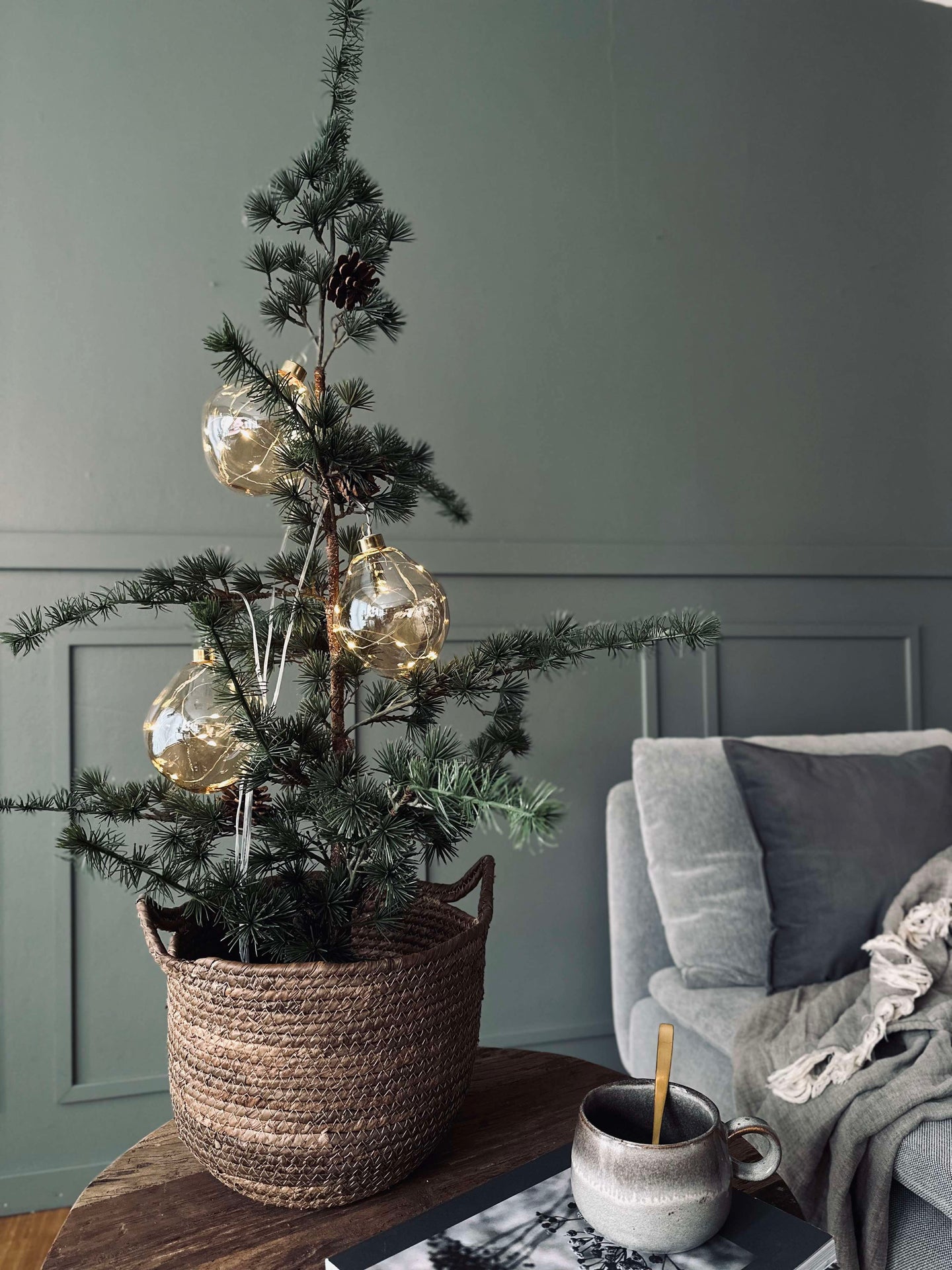 LED Ljuskulor Golden - Set med 3 st