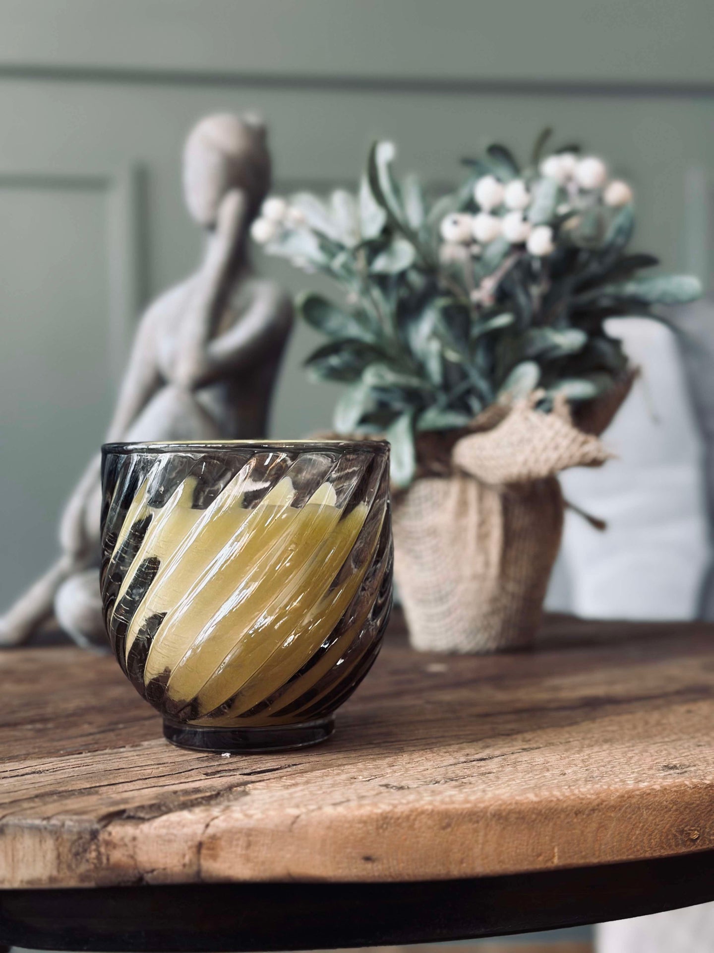Doftljus i glas - AMBER DELICE