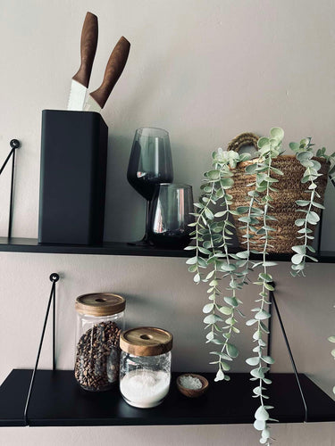 Knivblock - Matt svart