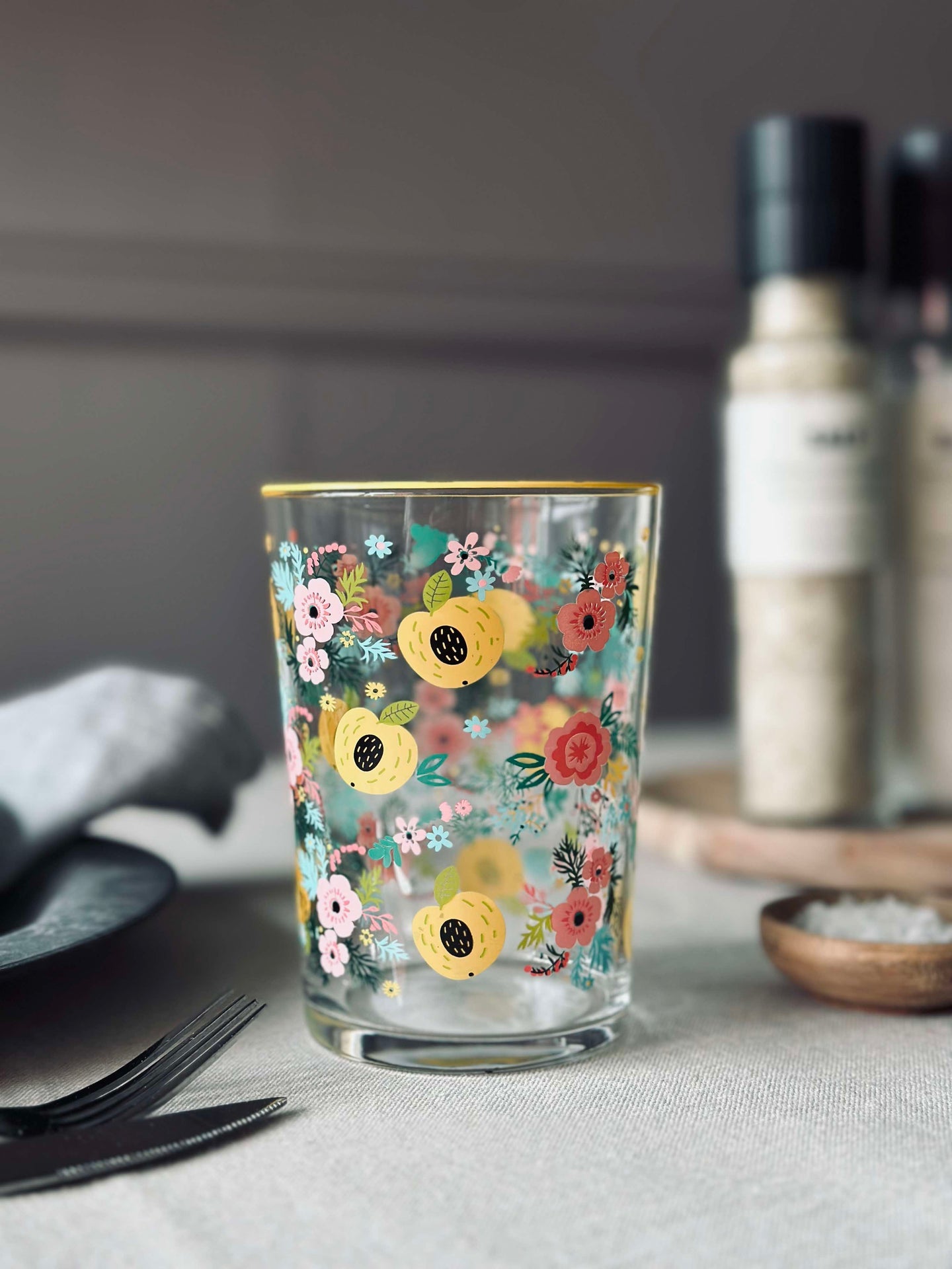 Dricksglas FLORA - Set med 4 glas