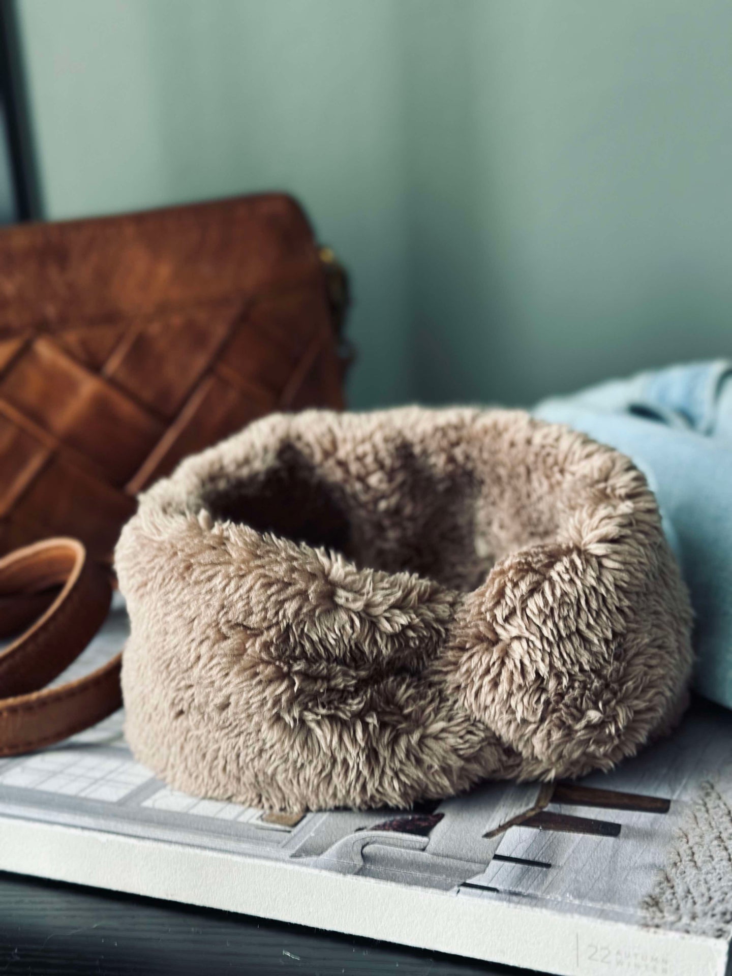 Pannband Fleece - Brown
