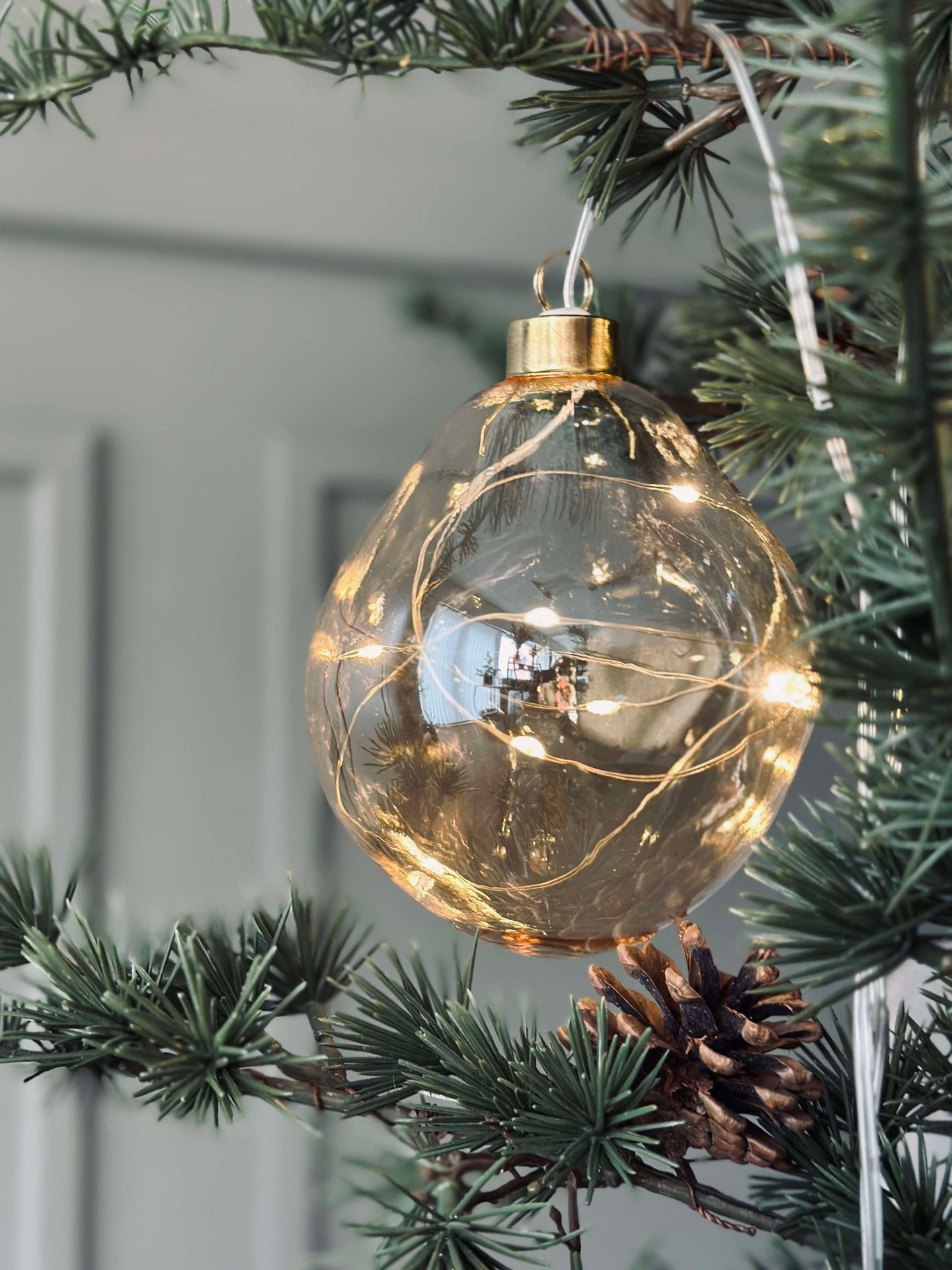 LED Ljuskulor Golden - Set med 3 st