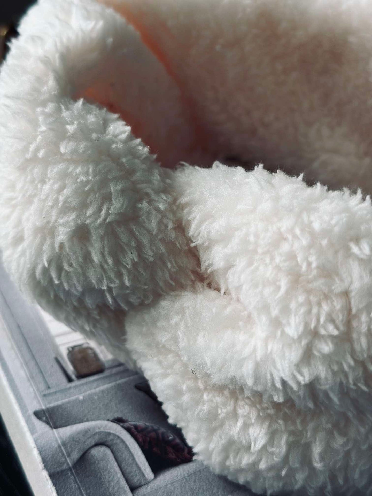 Pandebånd Fleece - White