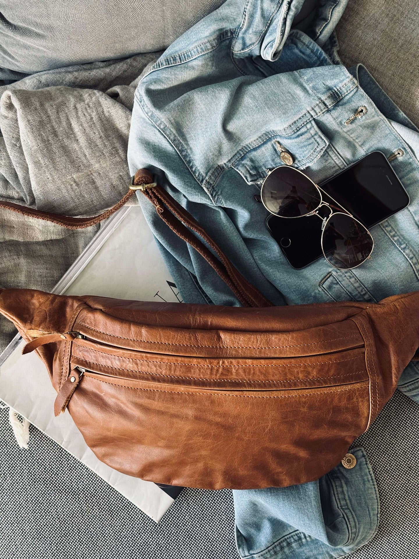 Bumbag Big Oline Cognac