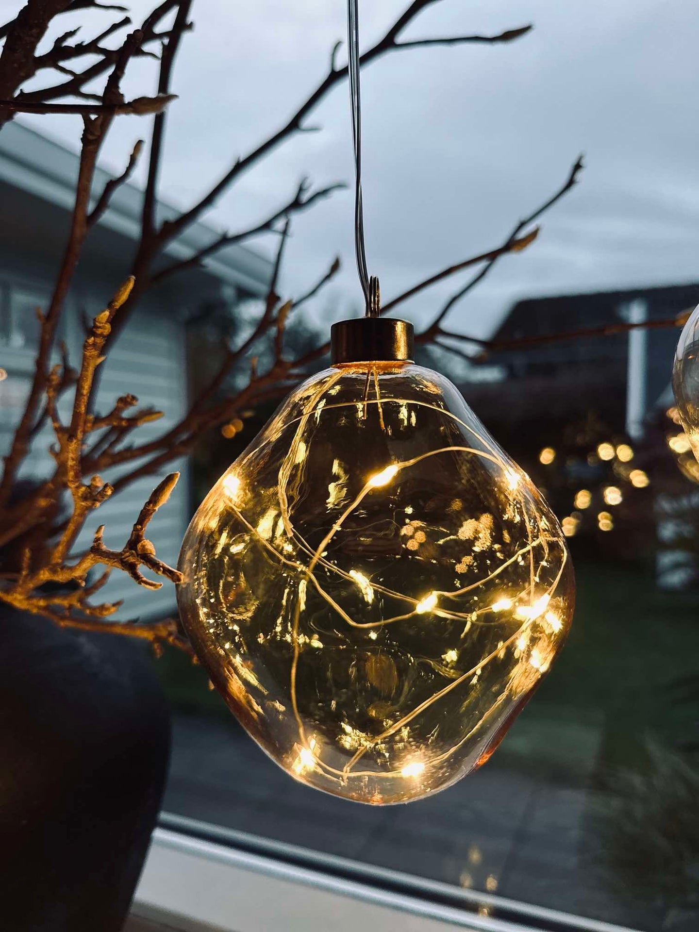 LED Ljuskulor Golden - Set med 3 st