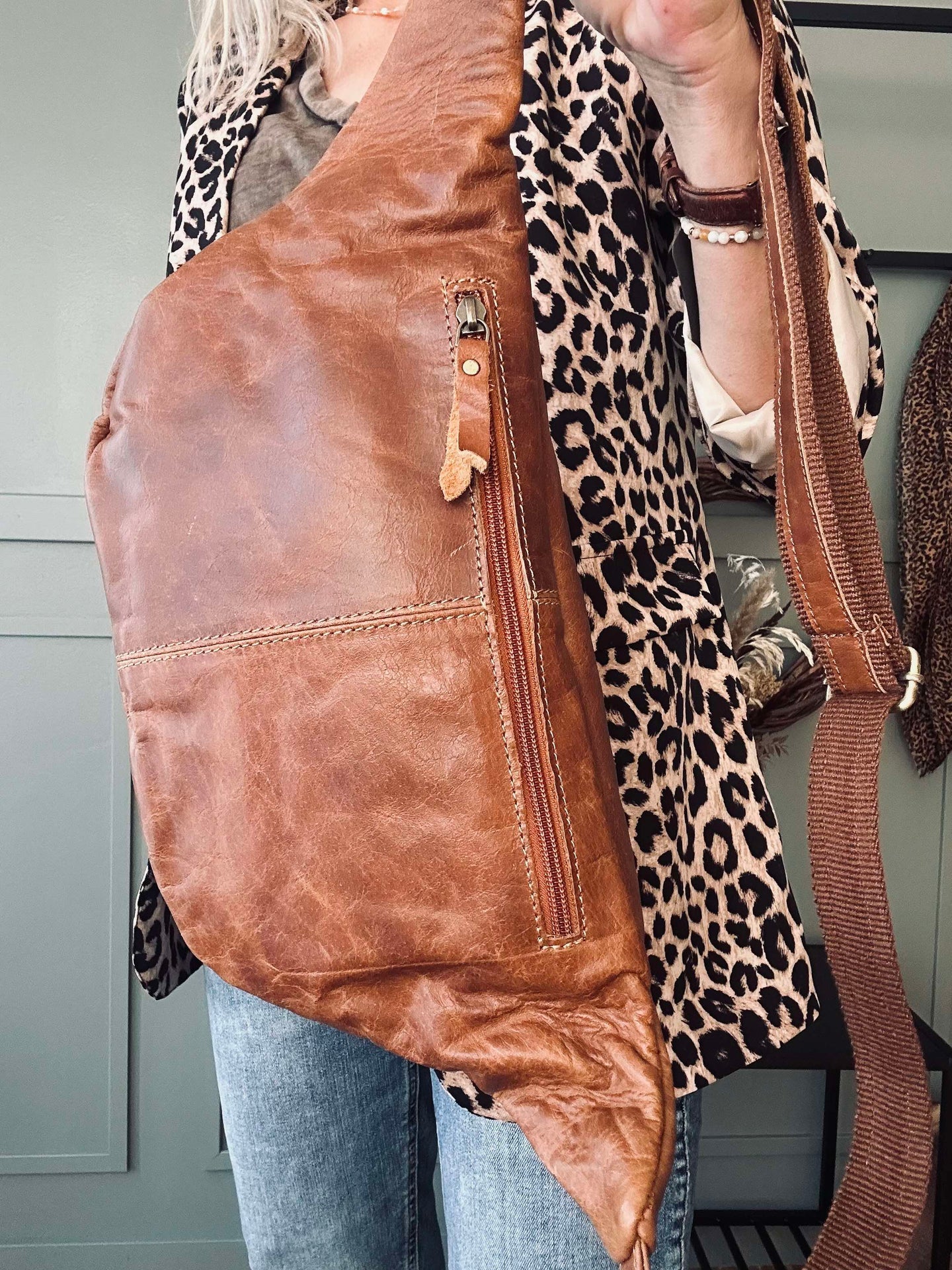 Bumbag Big Oline Cognac