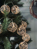 Ljusslinga Guld - 10 LED-kulor