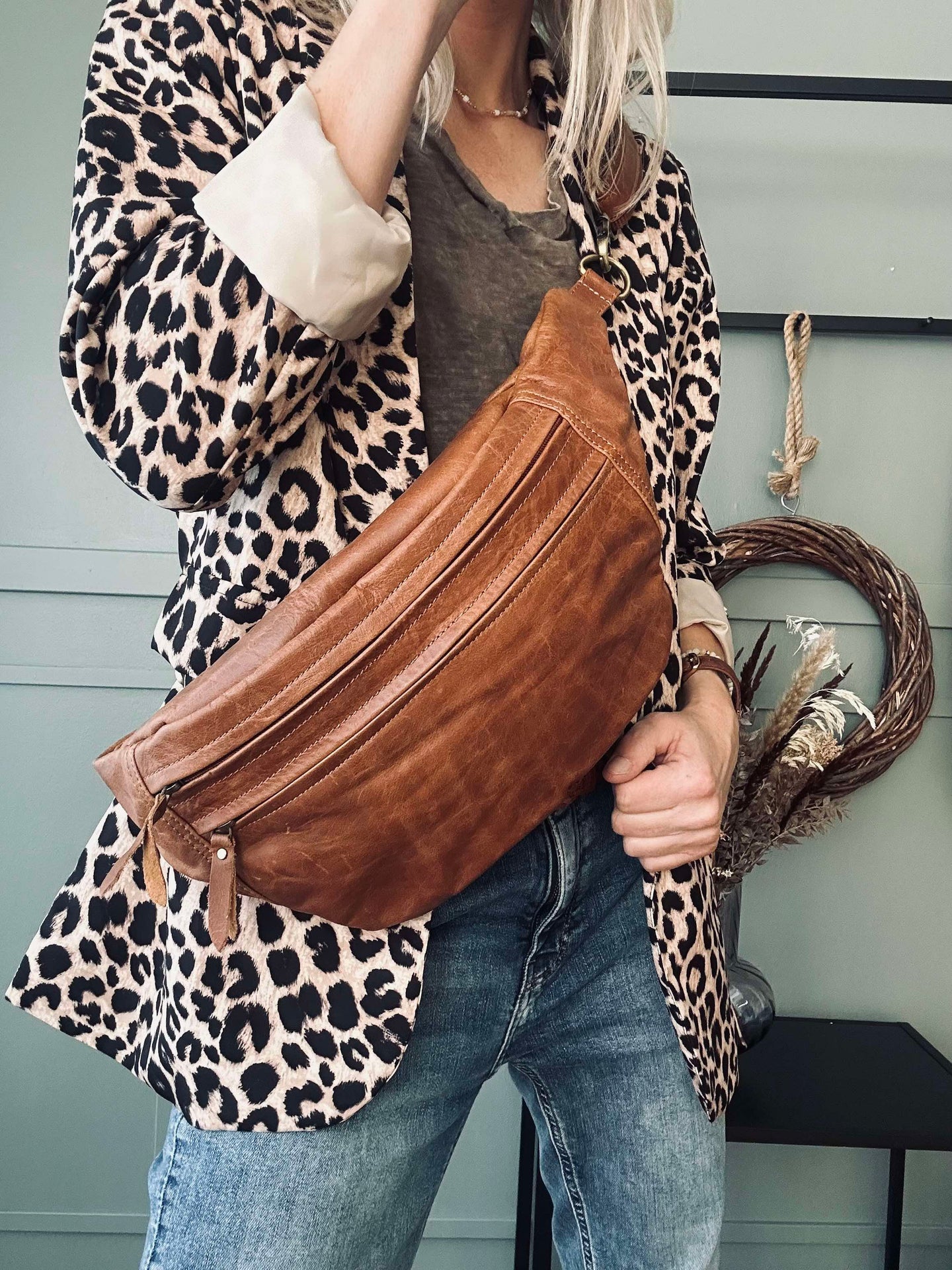 Bumbag Big Oline Cognac