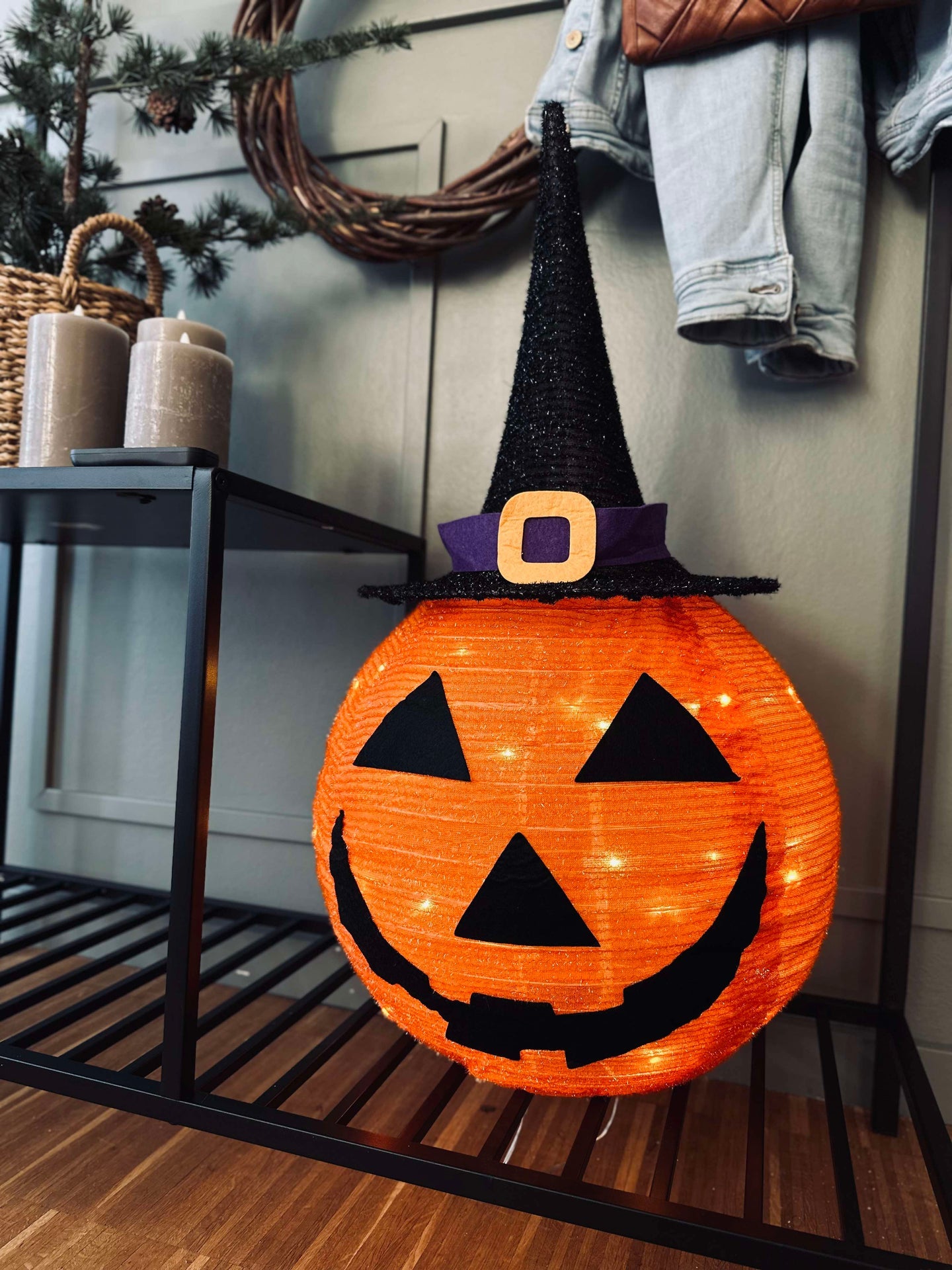 Halloween Pumpa LED - 68 cm