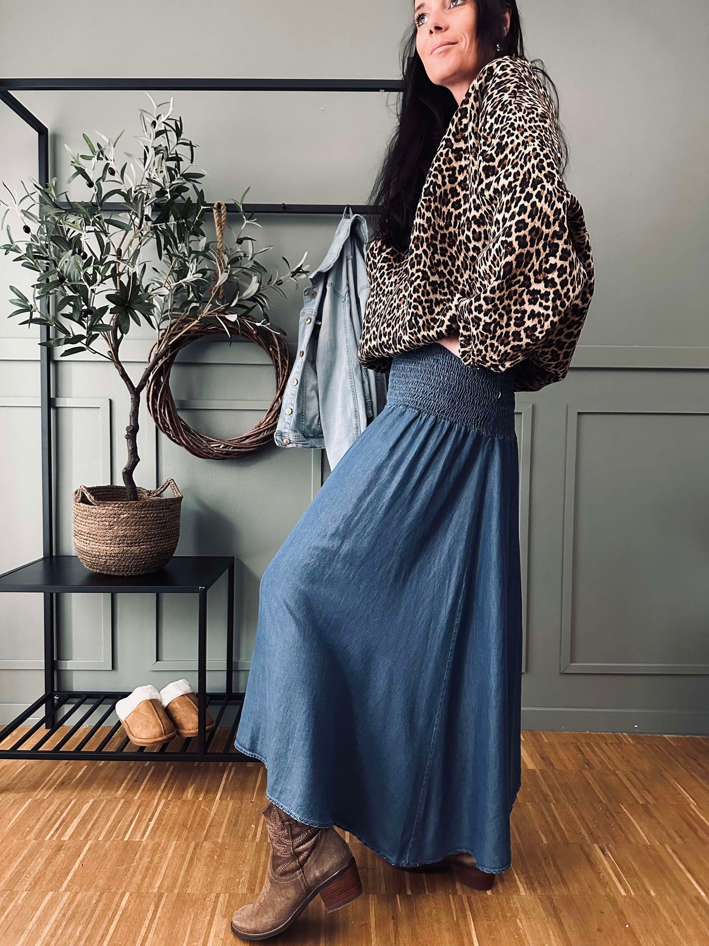 Kjol Marta Blue