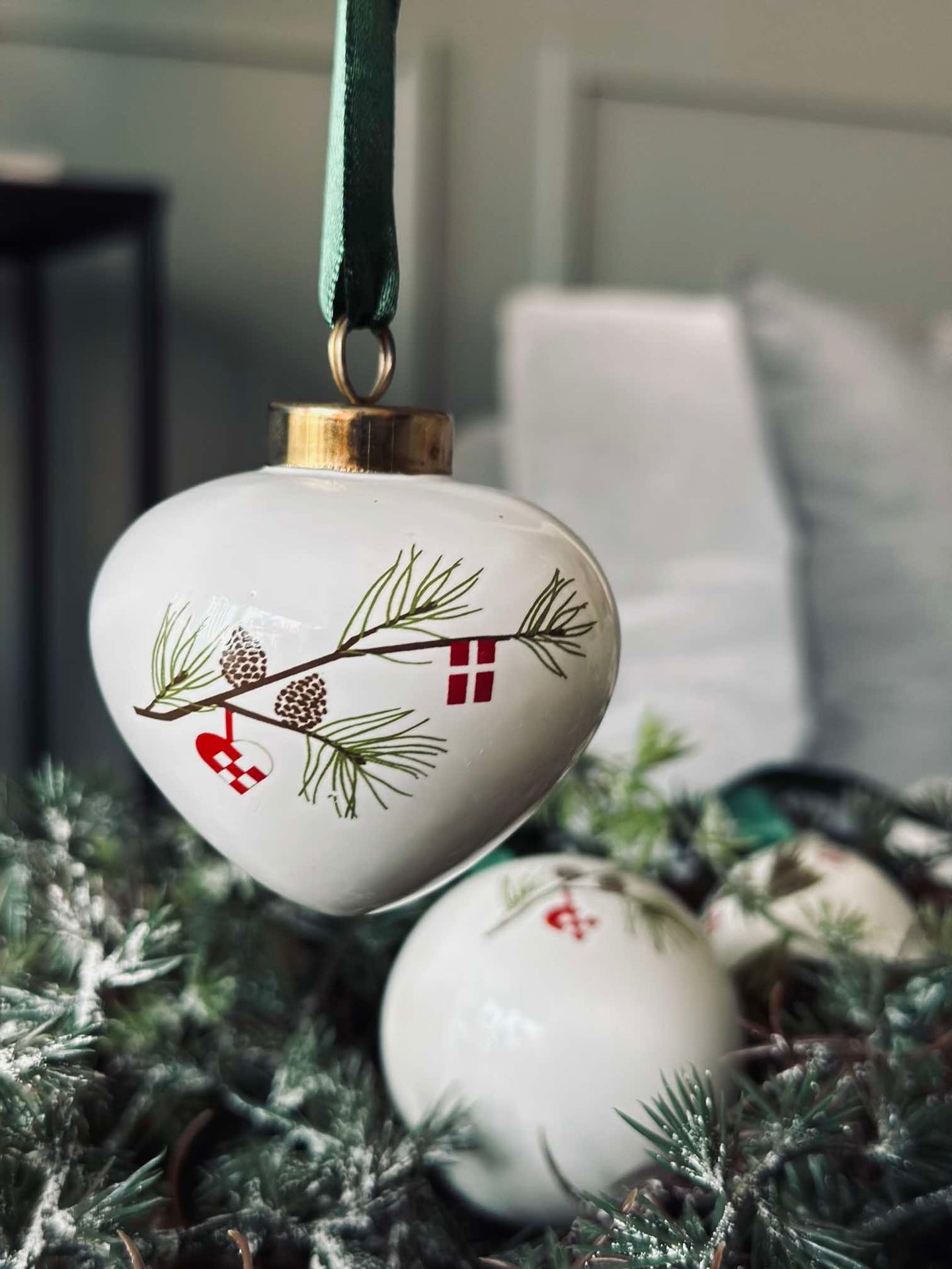 Set med 3 juldekorationer