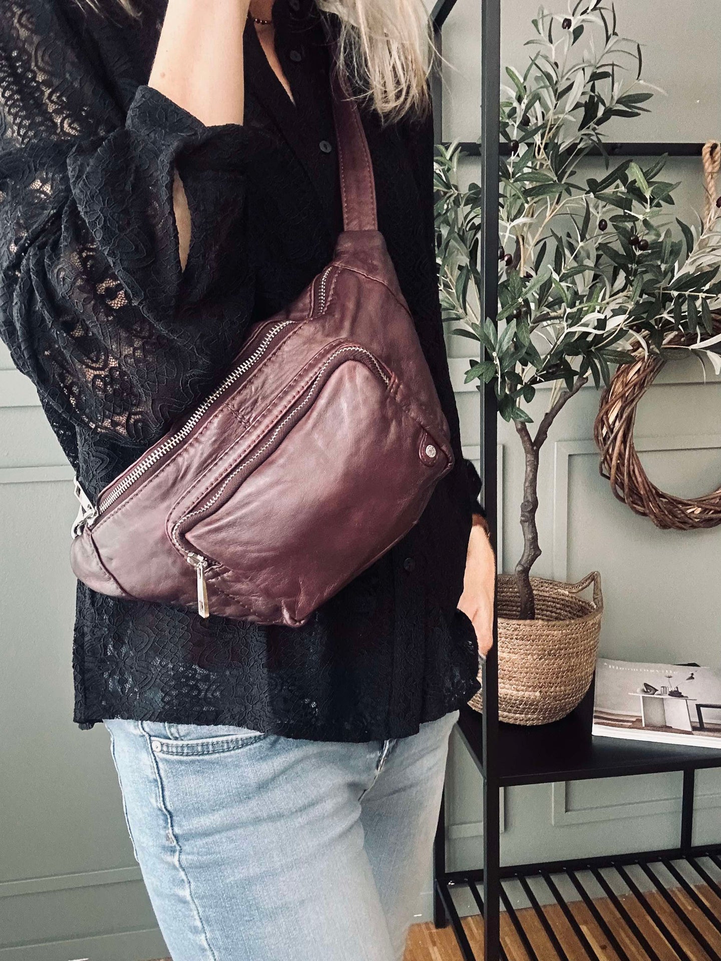 Midjeväska Classy Cranberry