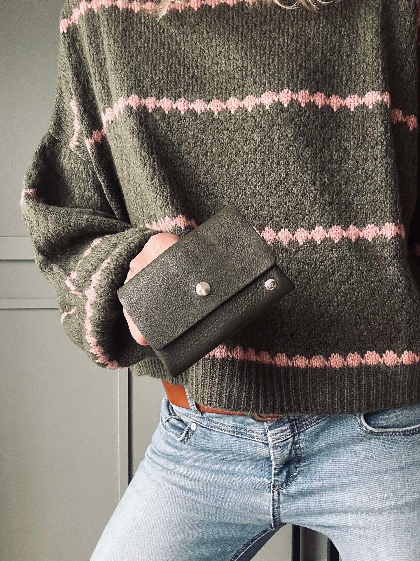 Aura liten plånbok - Army