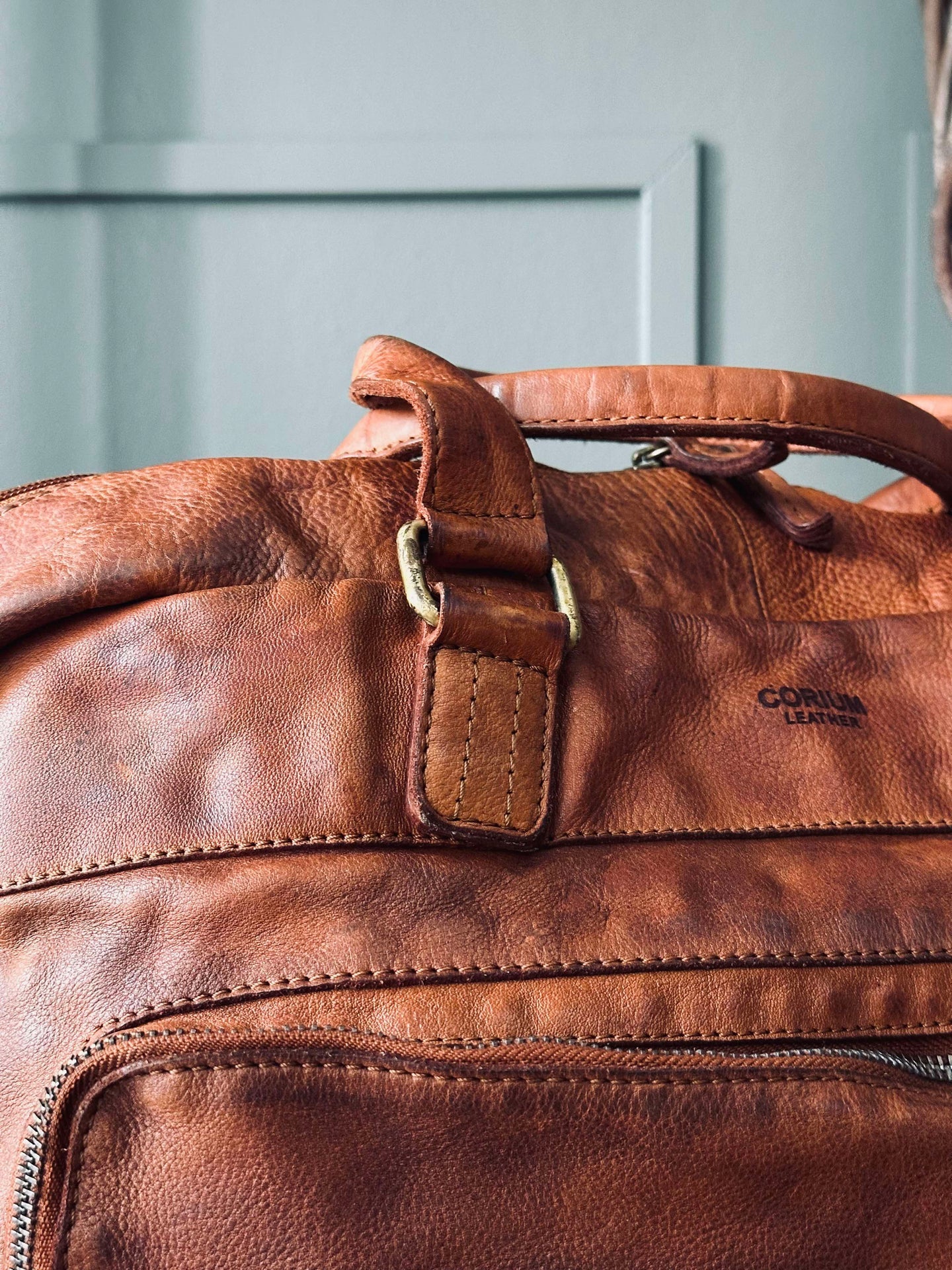 Weekendväska Raw boheme - Cognac