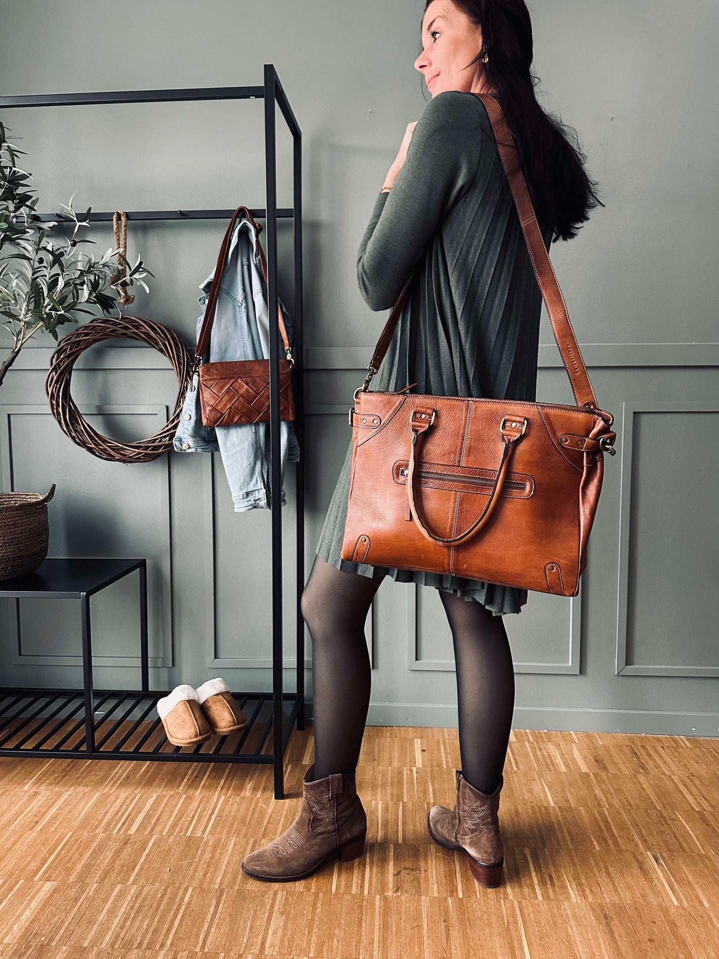 Arbetsväska Raw Deluxe Walnut