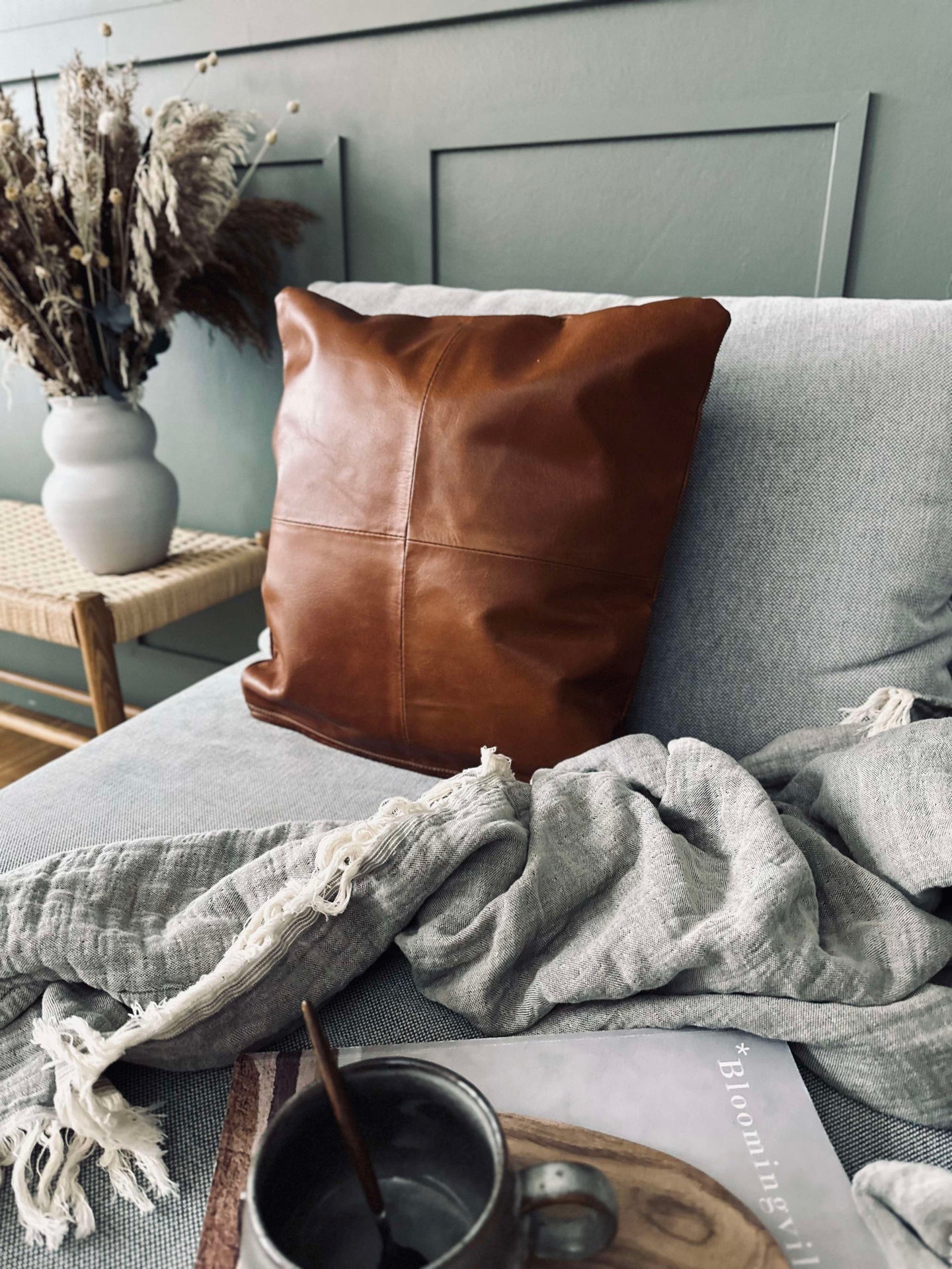 Puddfodral Läder - Cognac 45x45