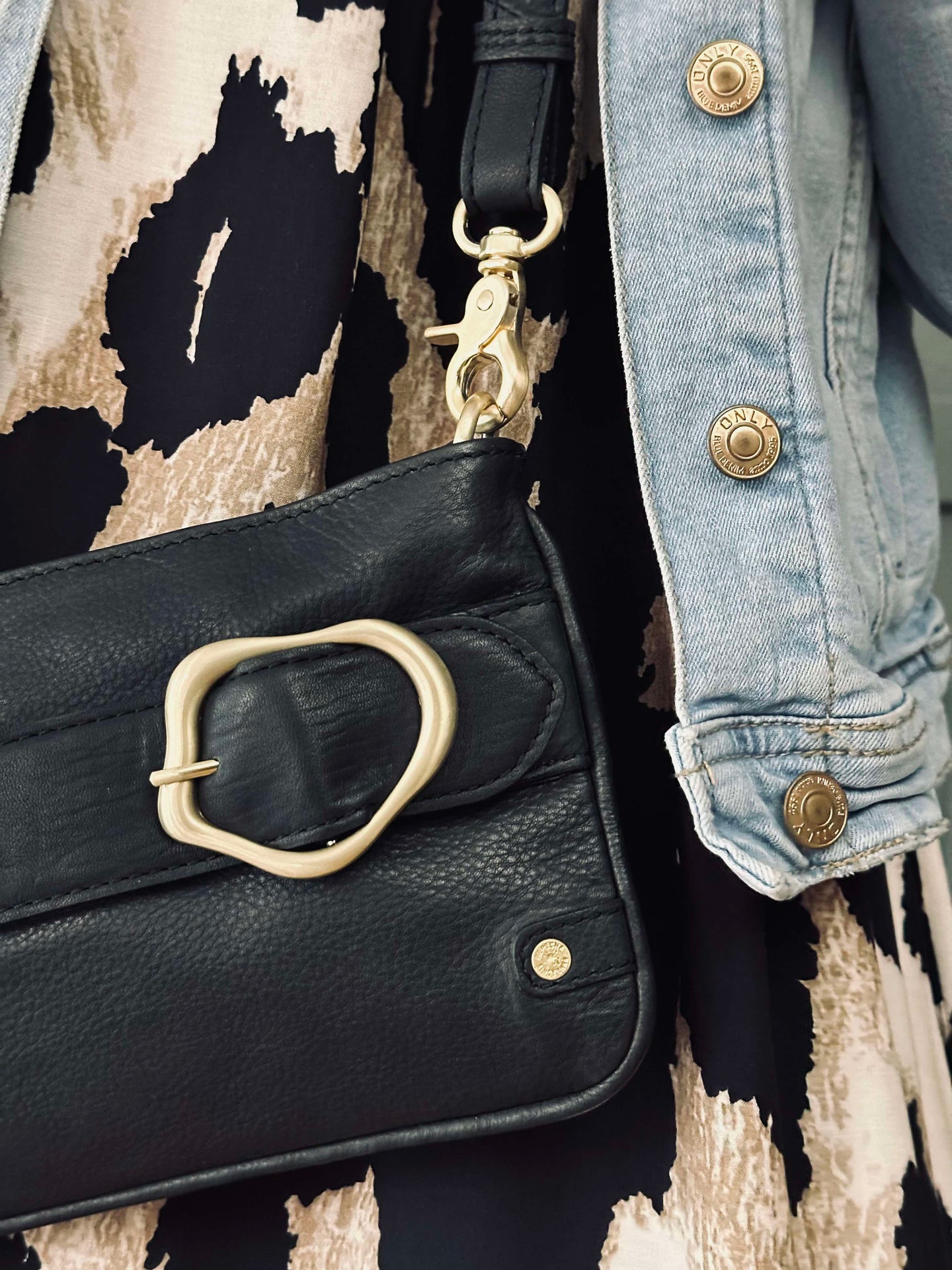 Kuvertväska Berlin - Svart läder