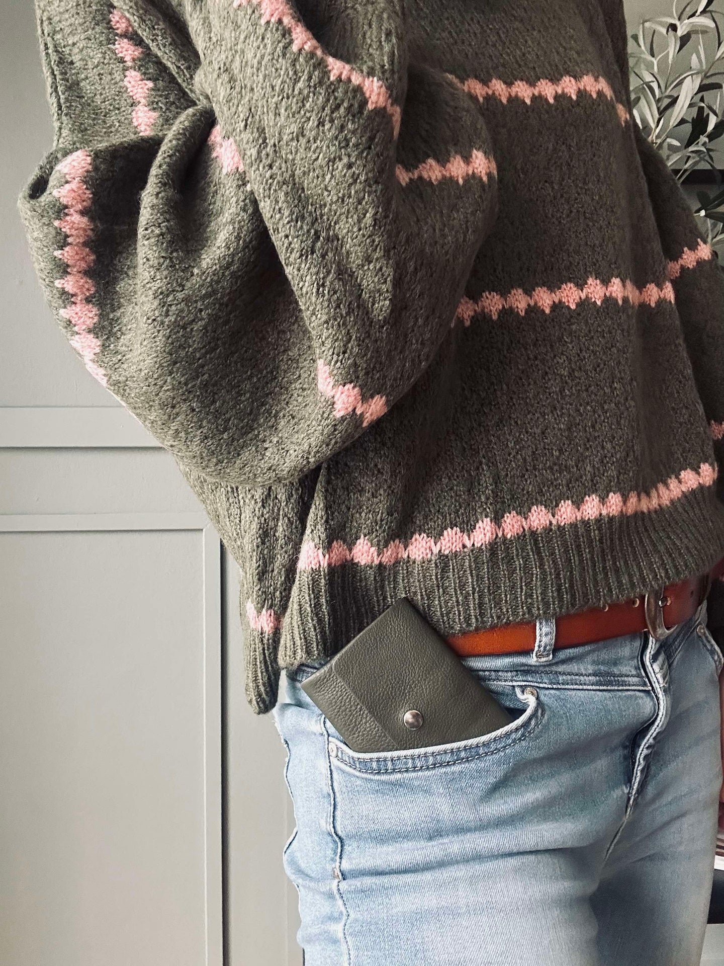 Aura liten plånbok - Army