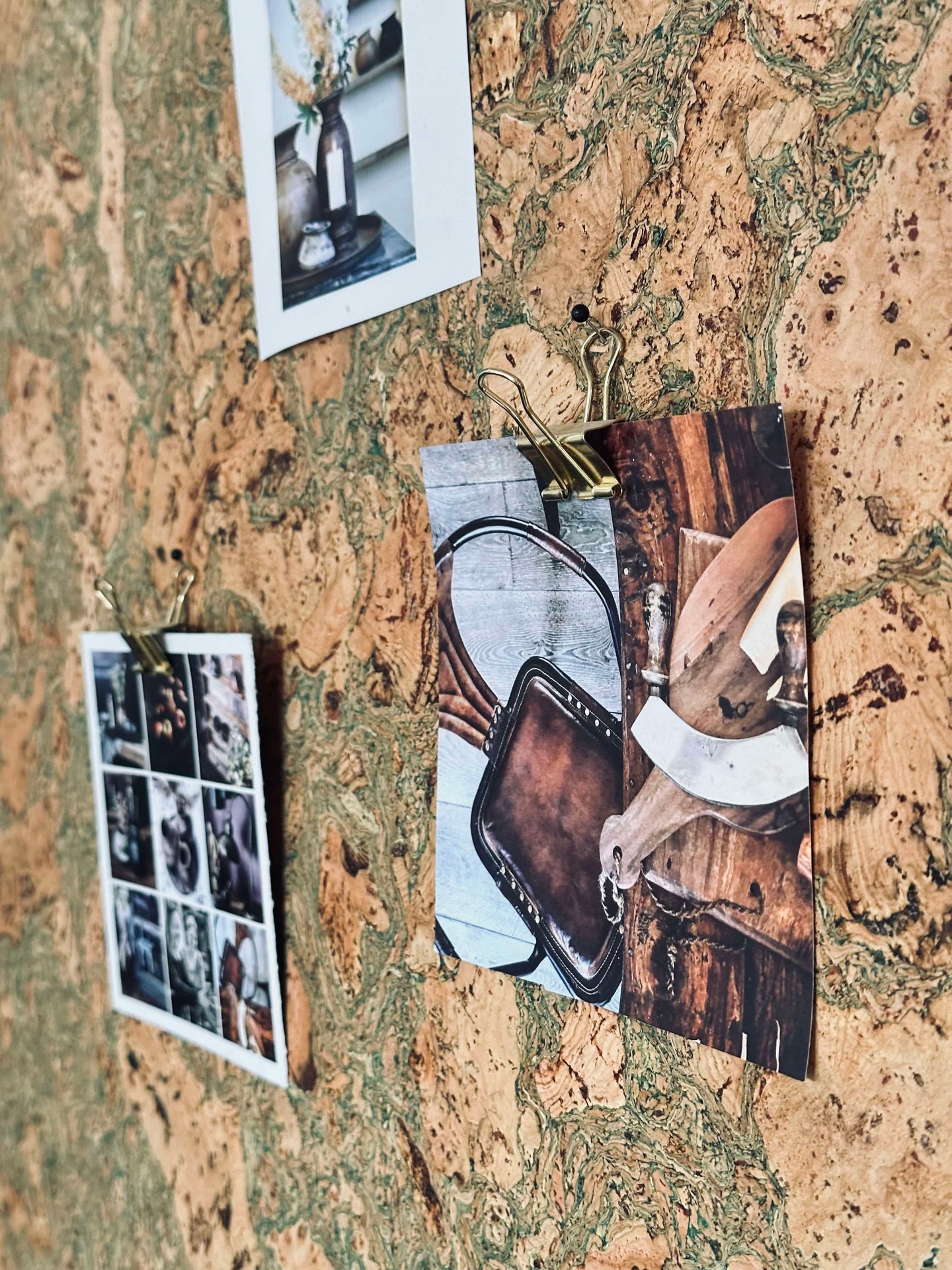 Korkskiva 60×90 – Isberg grön