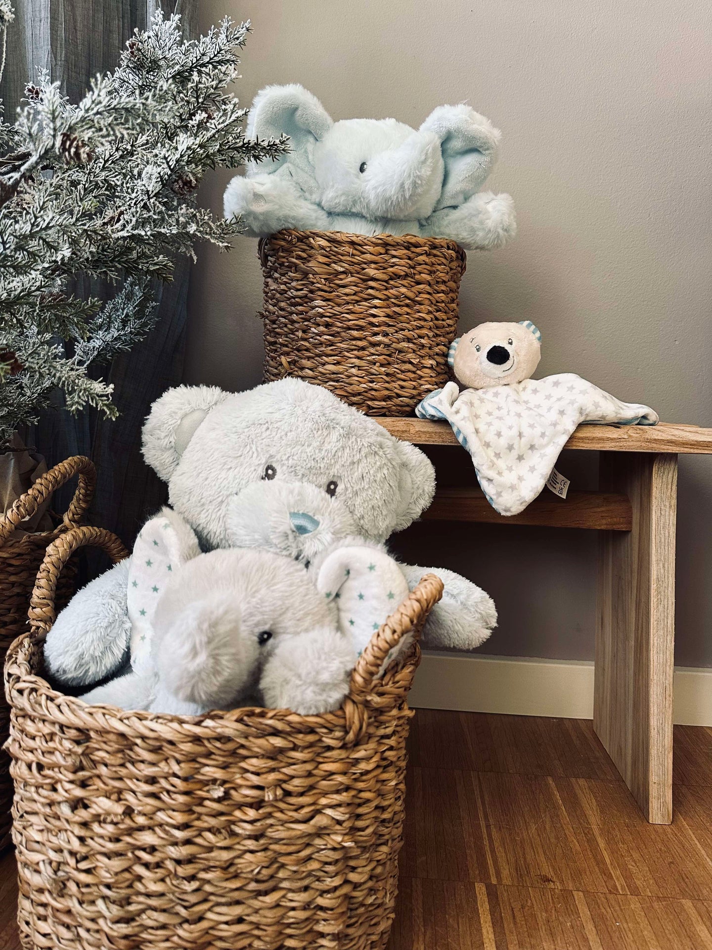 Snuttefilt för baby - Ljusblå