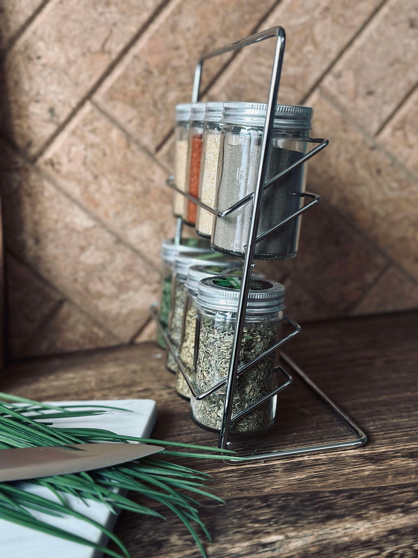 Kryddpaket med 8 varianter - Ställ medföljer