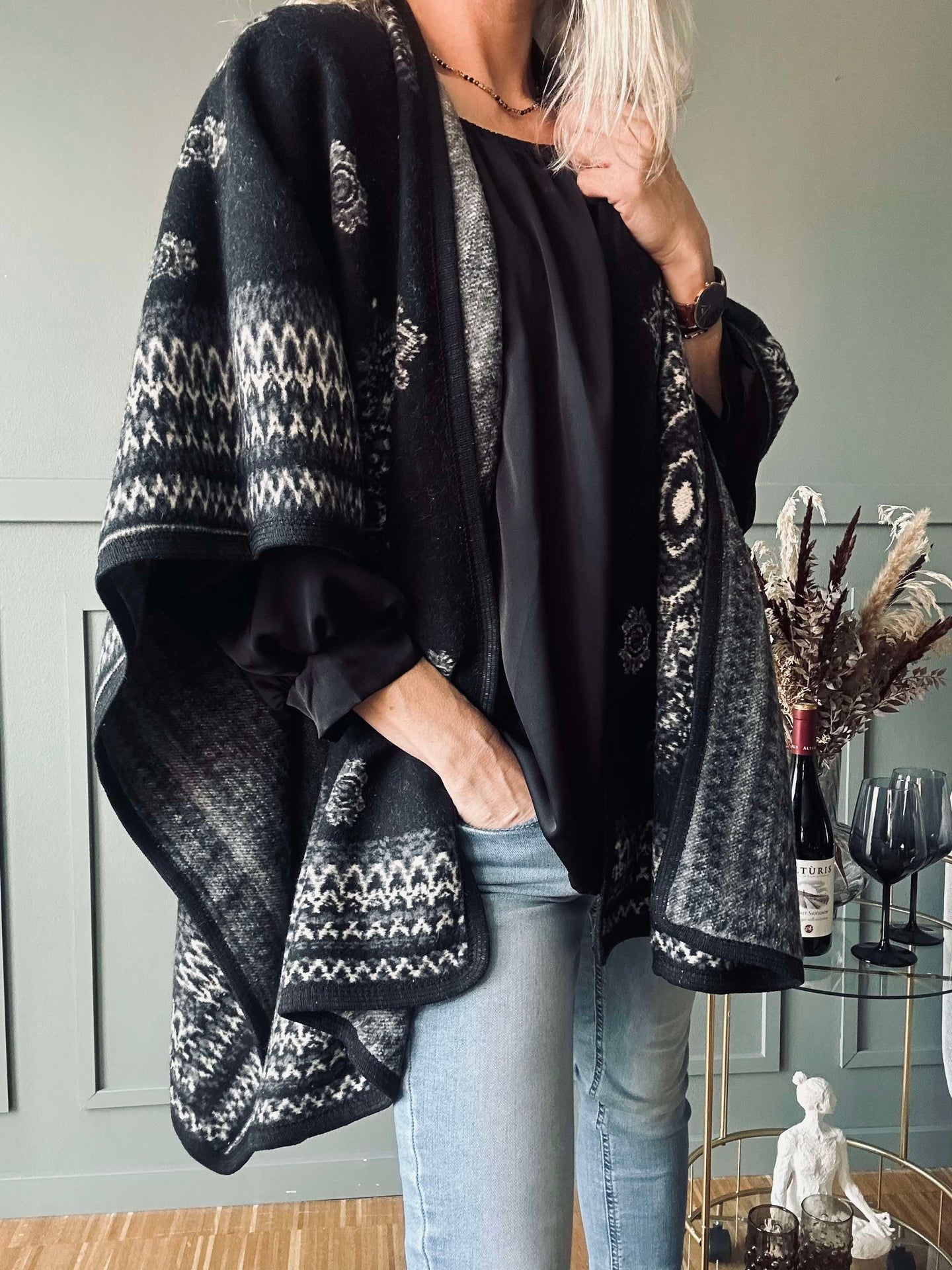 Poncho Black boheme