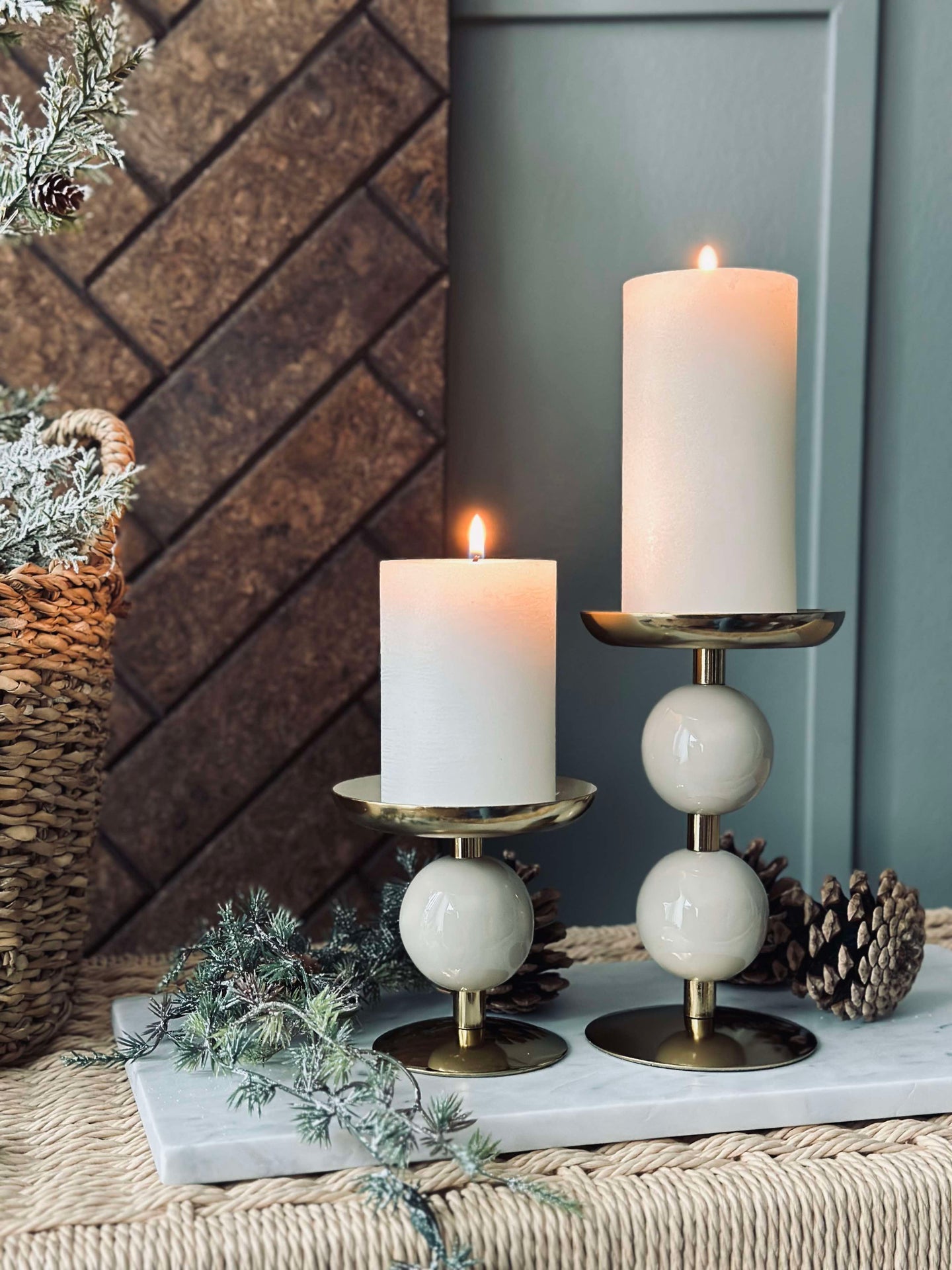 Ljushållare NOYA 17 cm - Beige