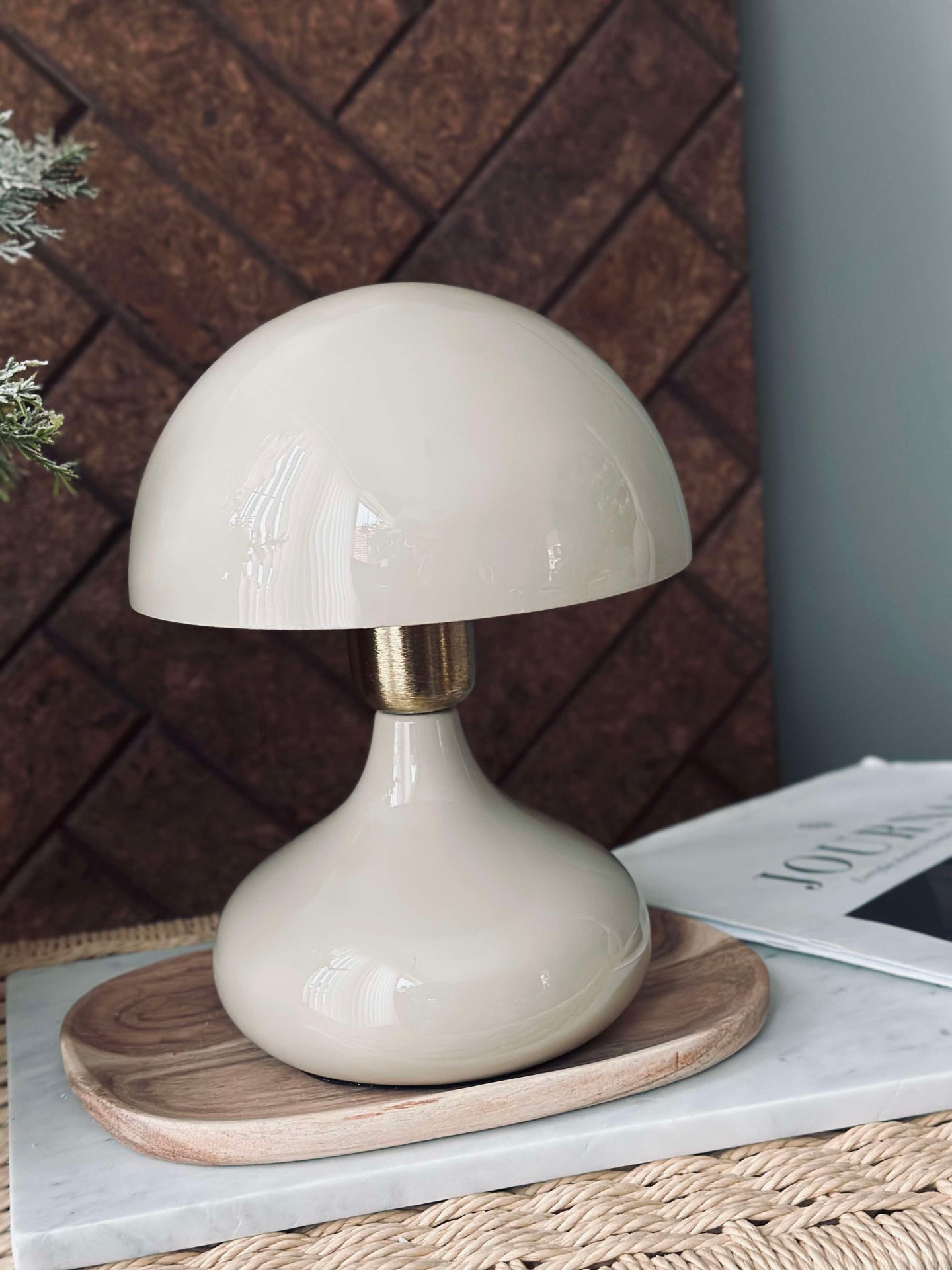 Bordslampa NOYA - Beige