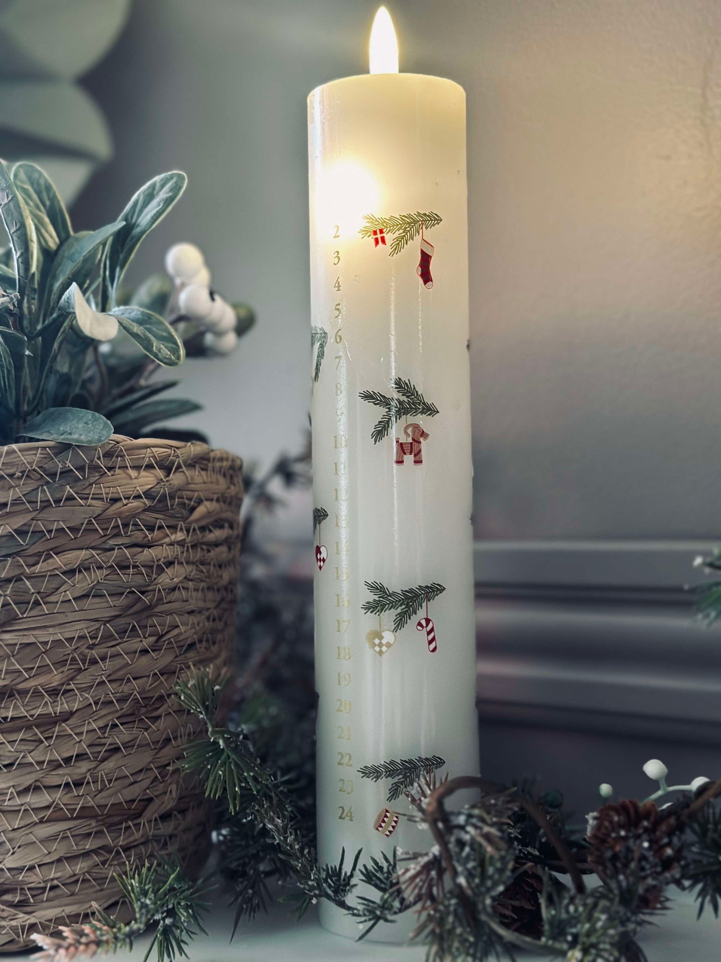 LED Kalenderljus med fjärrkontroll