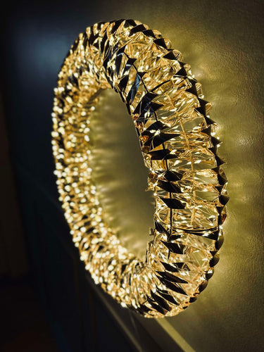 Krans med mikro LED-ljus - 38 cm