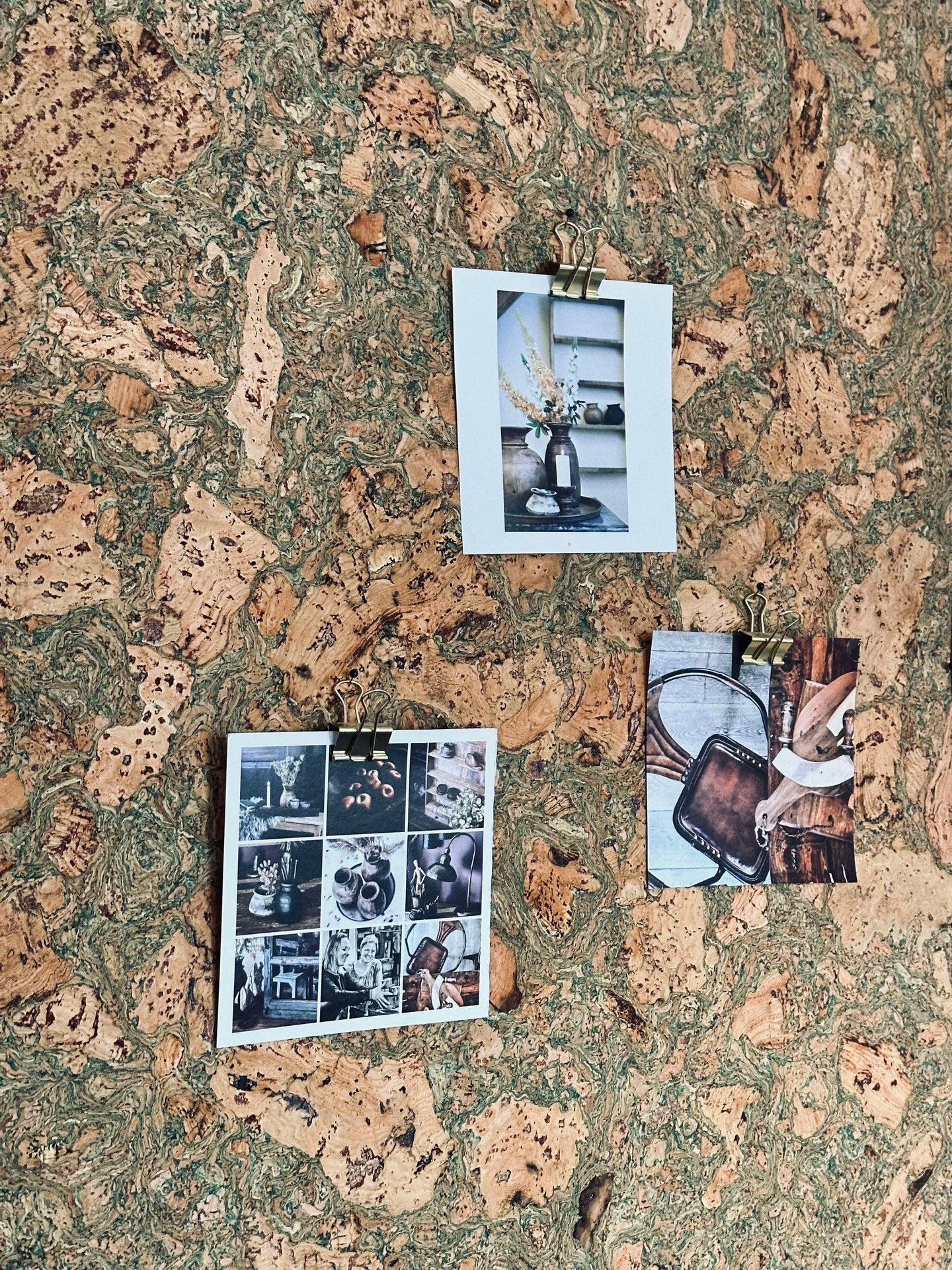 Korkskiva 60×90 – Isberg grön