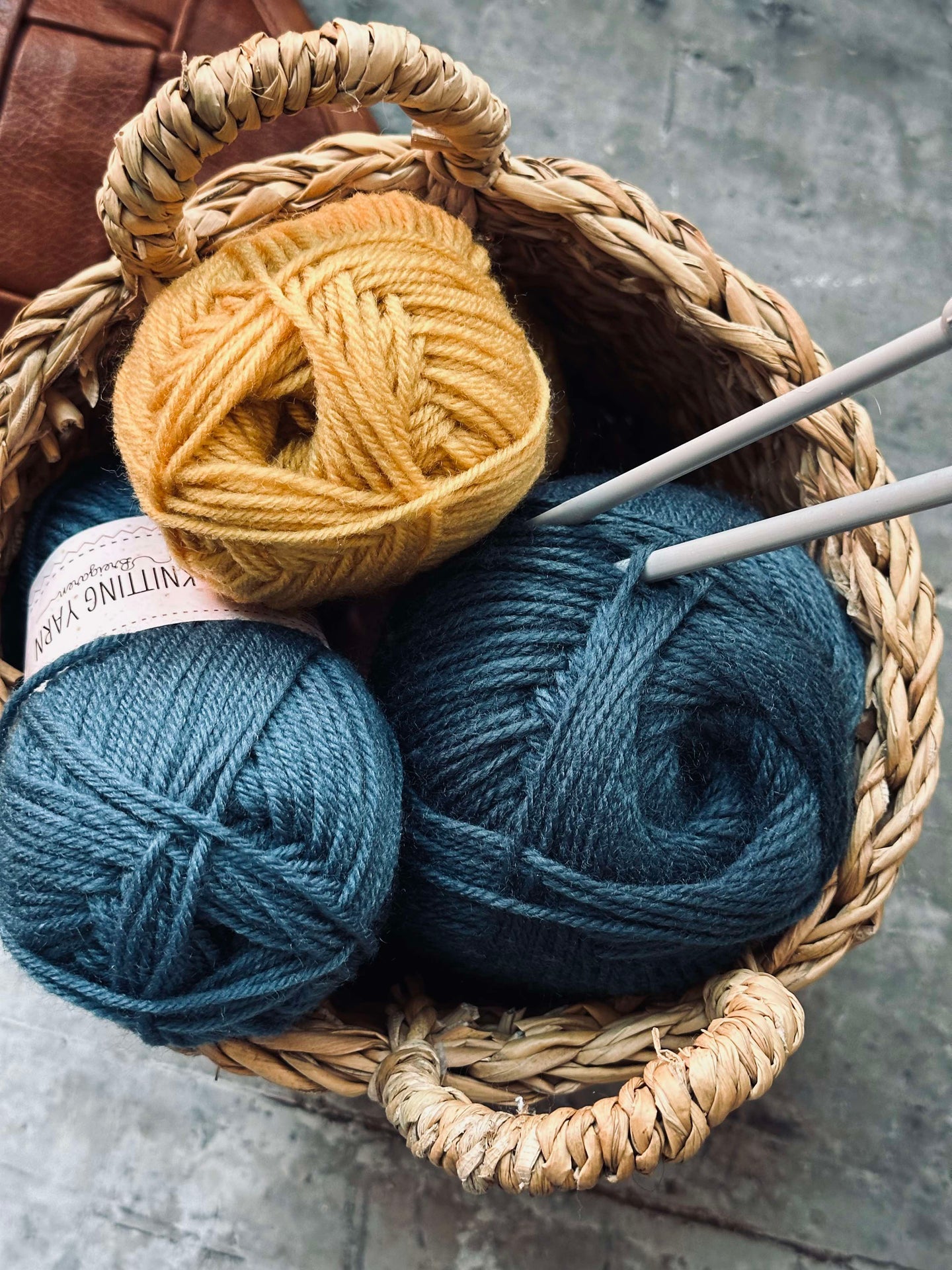 Akrylgarn 200 gram - Marinblå