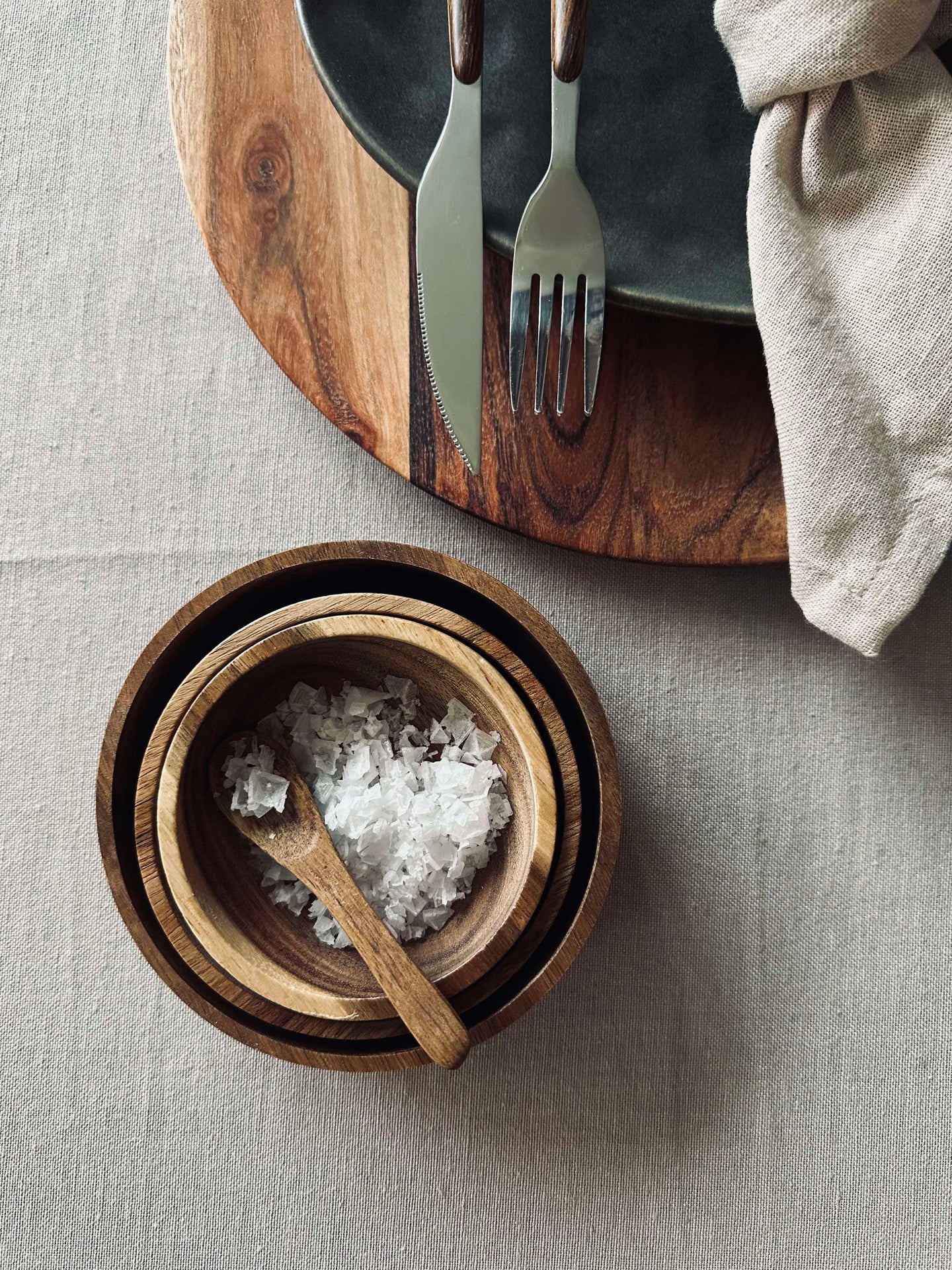 Akacia Skålar - Set om 3 st.