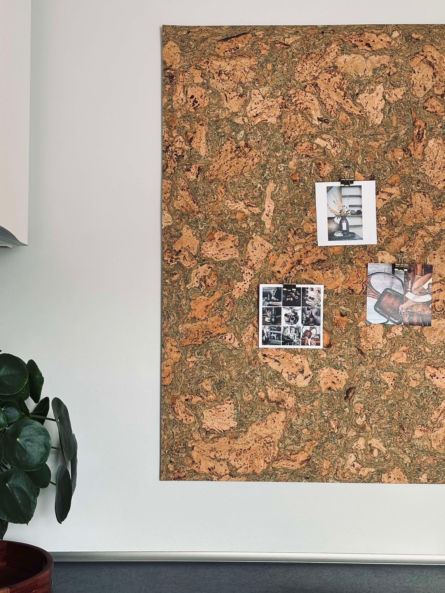 Korkskiva 60×90 – Isberg grön