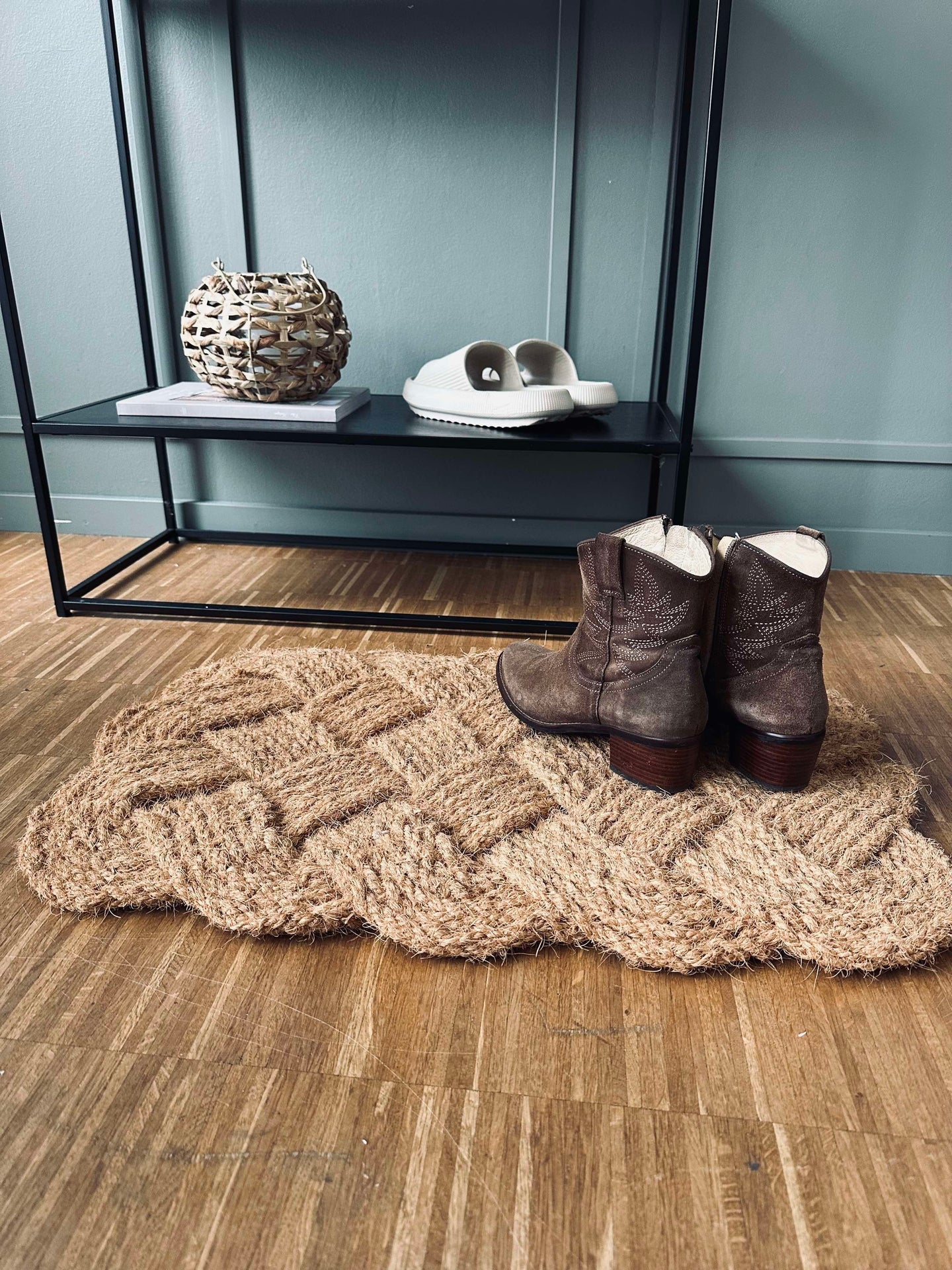 Dörrmatta knut Jute 45x75