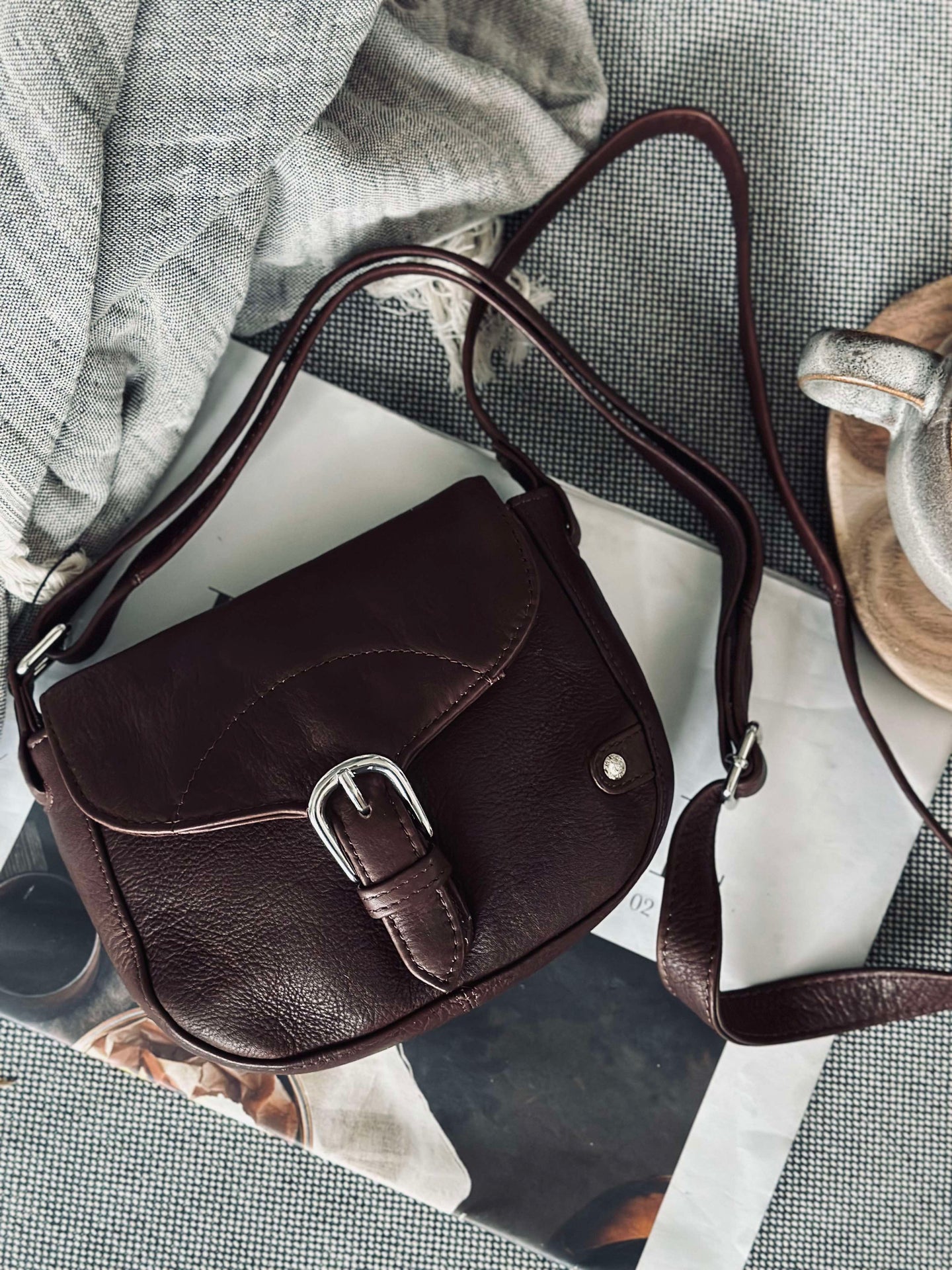 Crossbody Aura Dark Brown