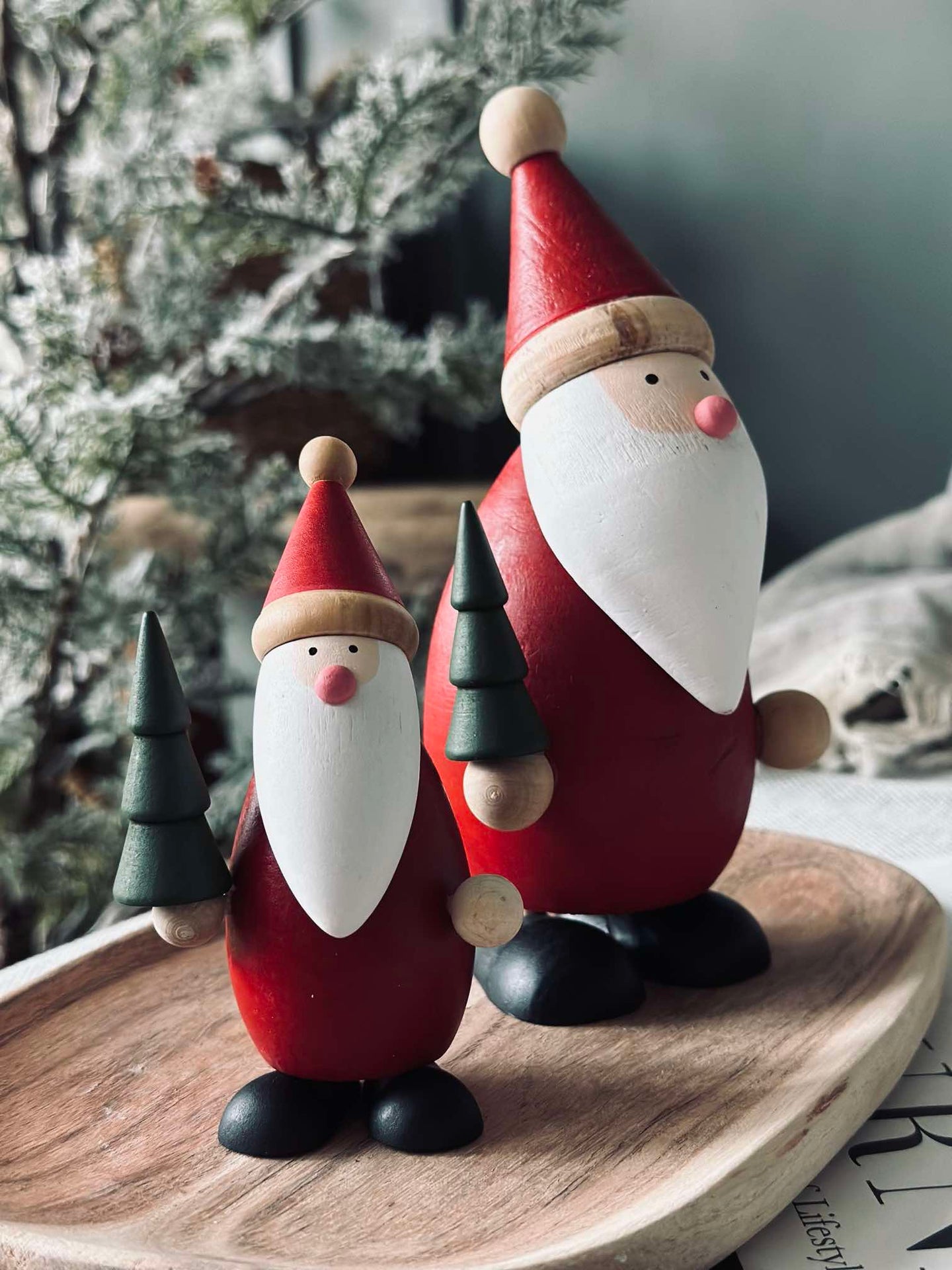 Jultomte med julgran - Small