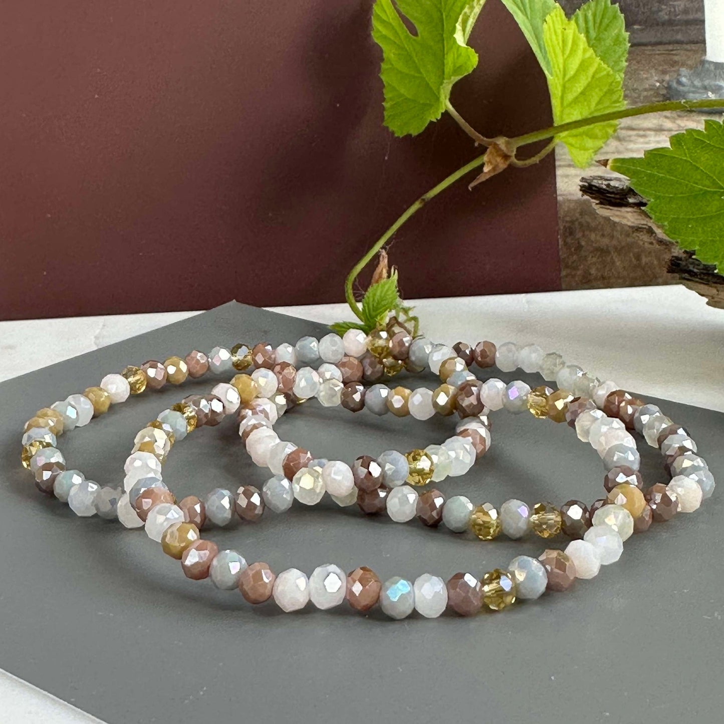 ANNA Nature Armband - Set med 3 st